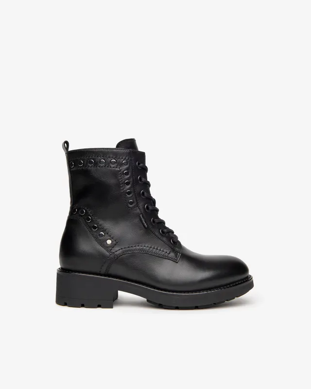 NeroGiardini Bottines Femme Cuir Lacets 4 cm