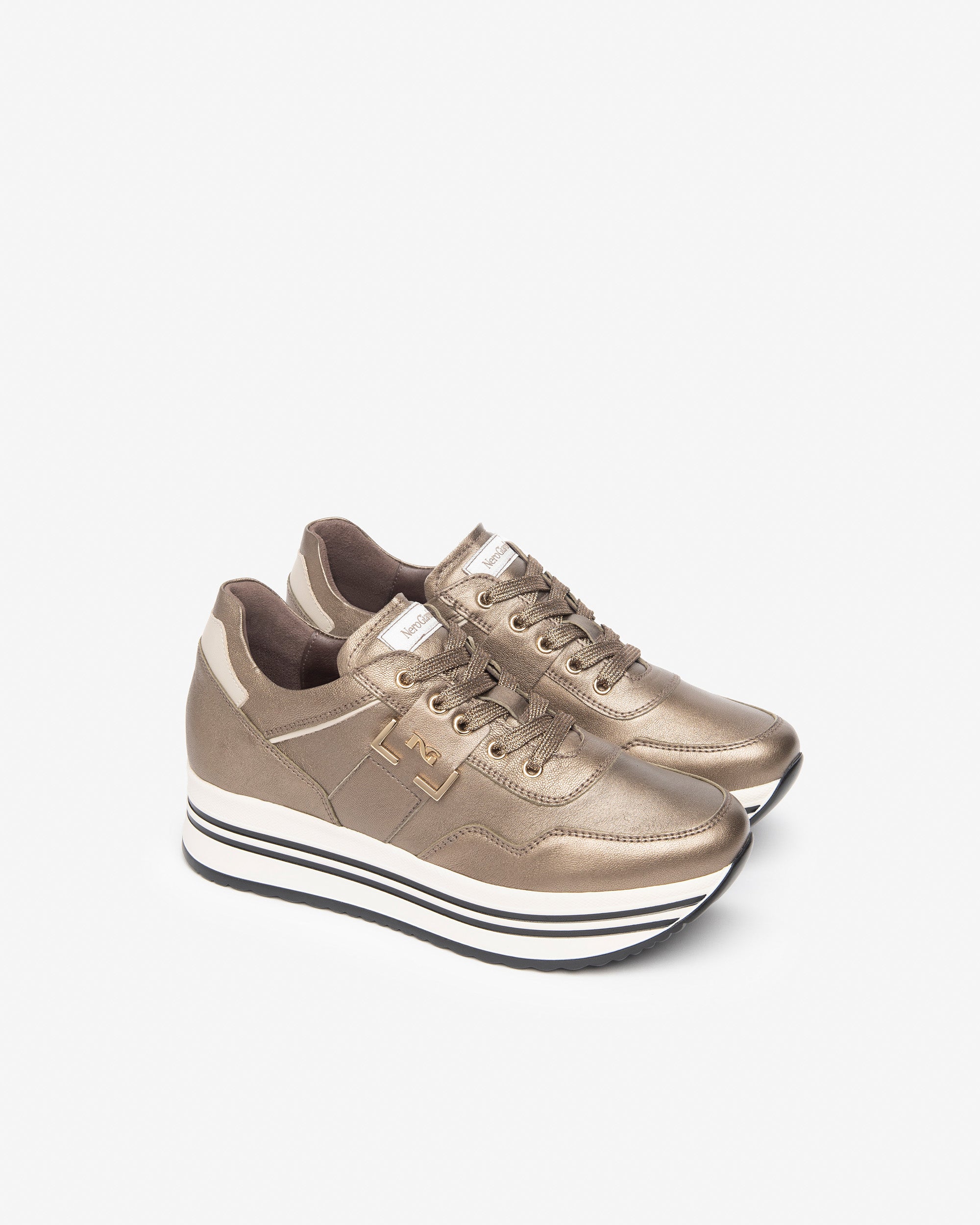 NeroGiardini Sneakers Femme Cuir Confort DryGo