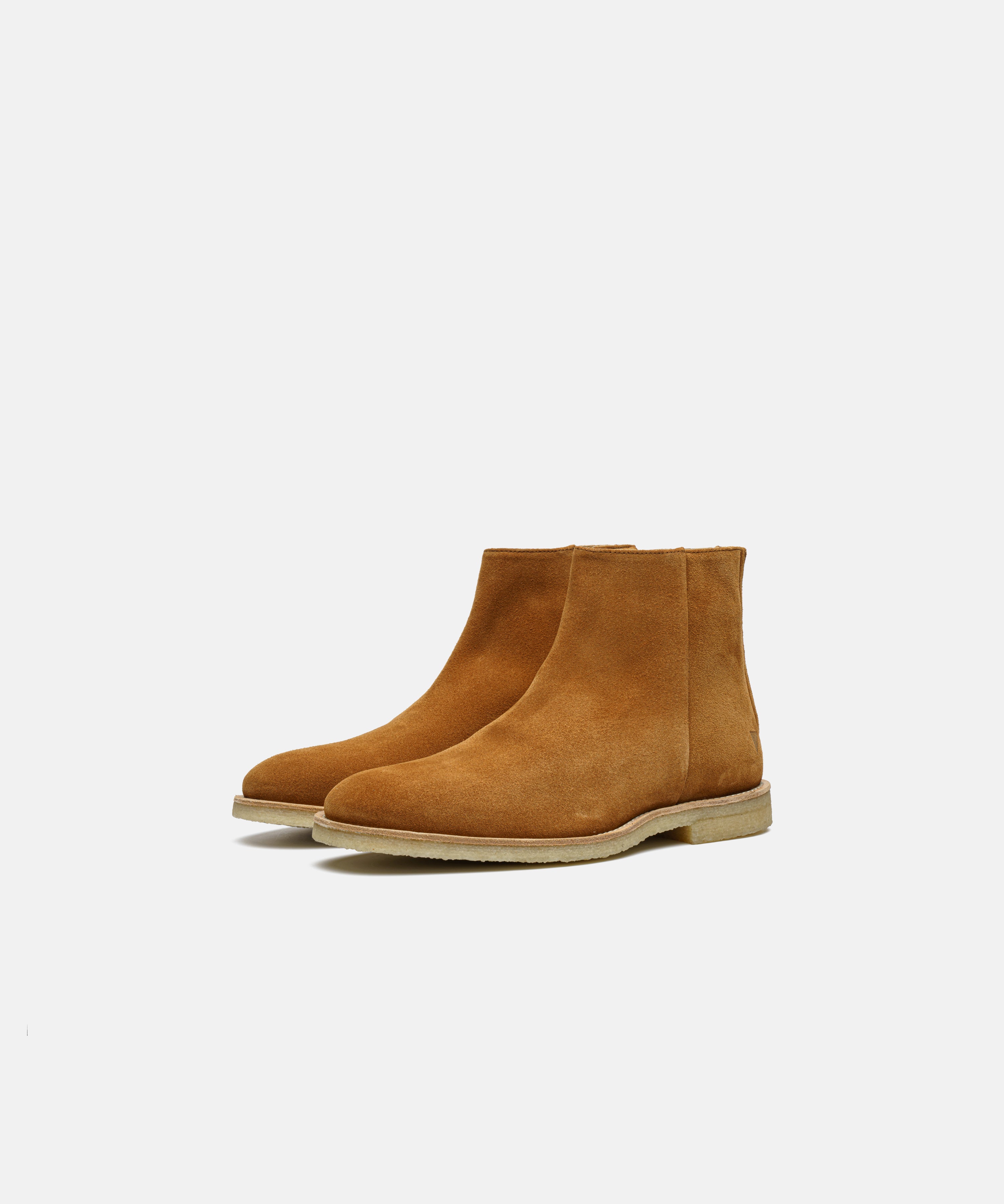 JAK Villa bottines suède camel 43 zip unisexe