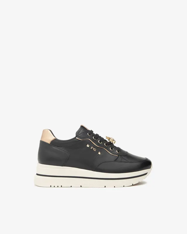 Nerogiardini Sneakers Femme Cuir Technique - Memory DryGo
