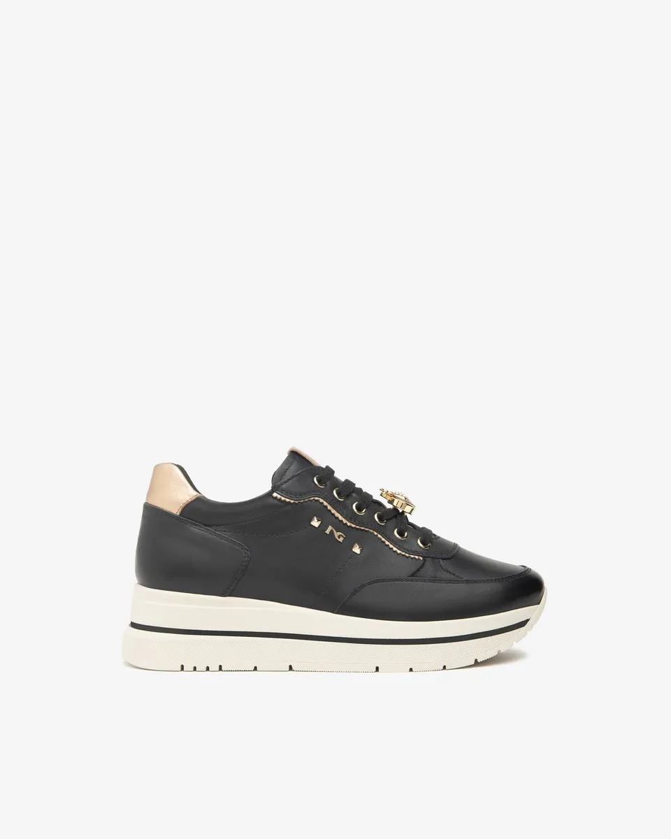 Nerogiardini Sneakers Femme Cuir Technique - Memory DryGo