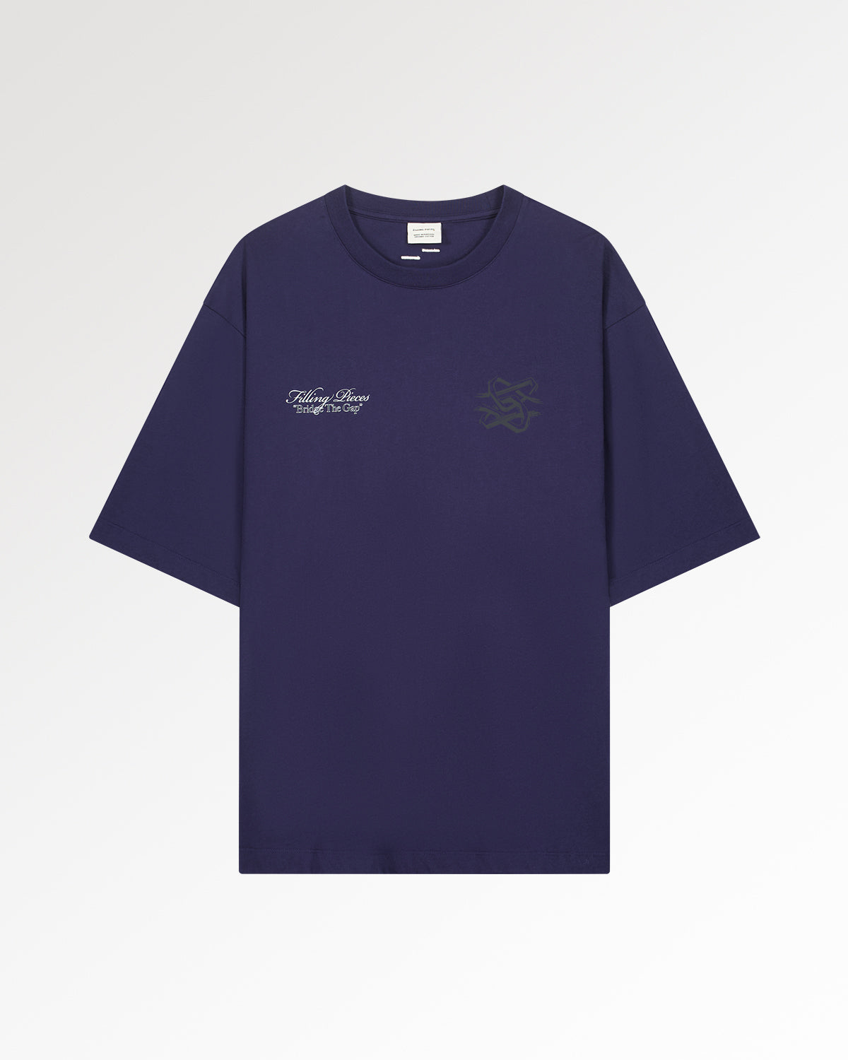 Filling Pieces Boxy Bridge the Gap t-shirt bleu coton bio