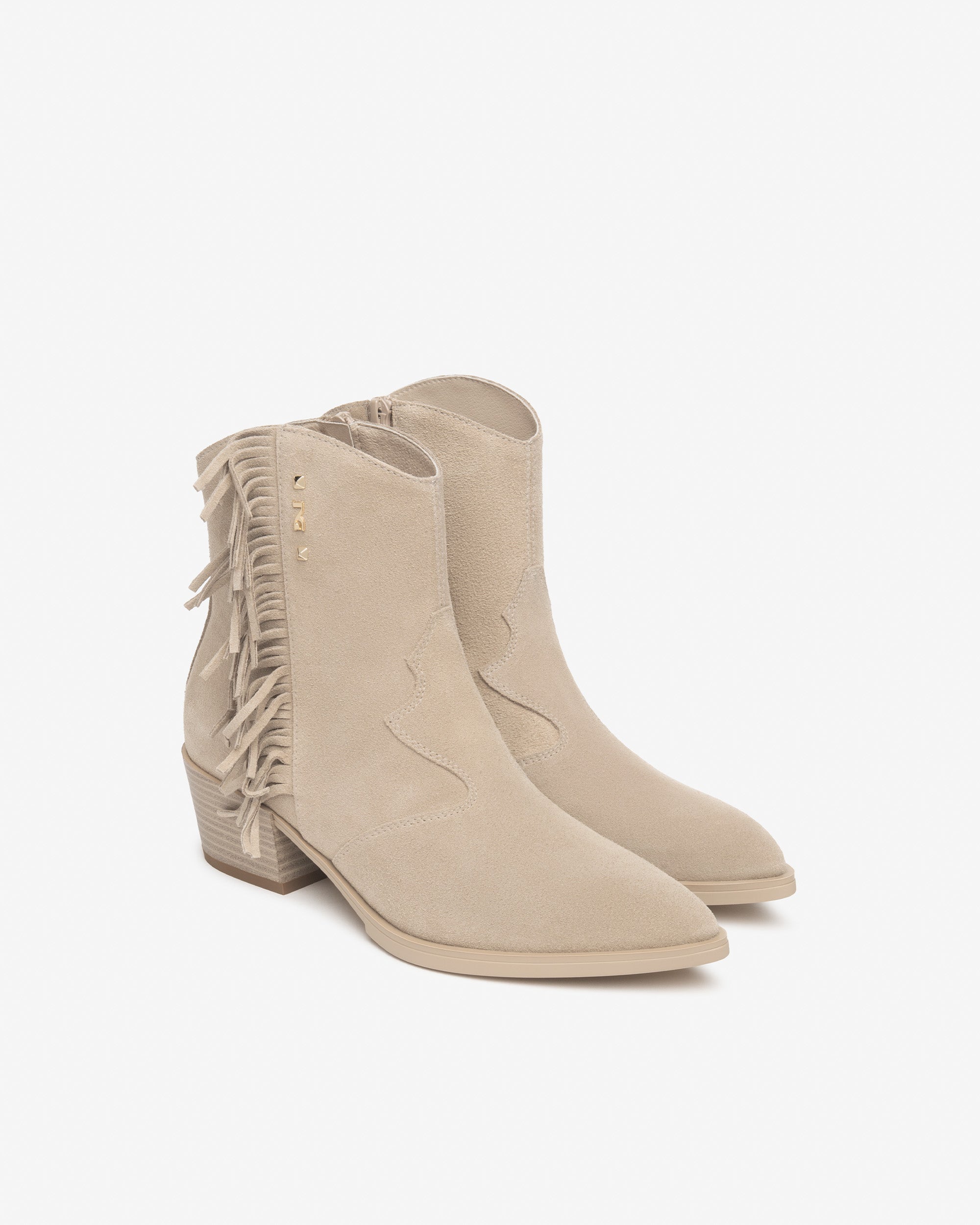 NeroGiardini Bottines Femme Cuir Velours Légères