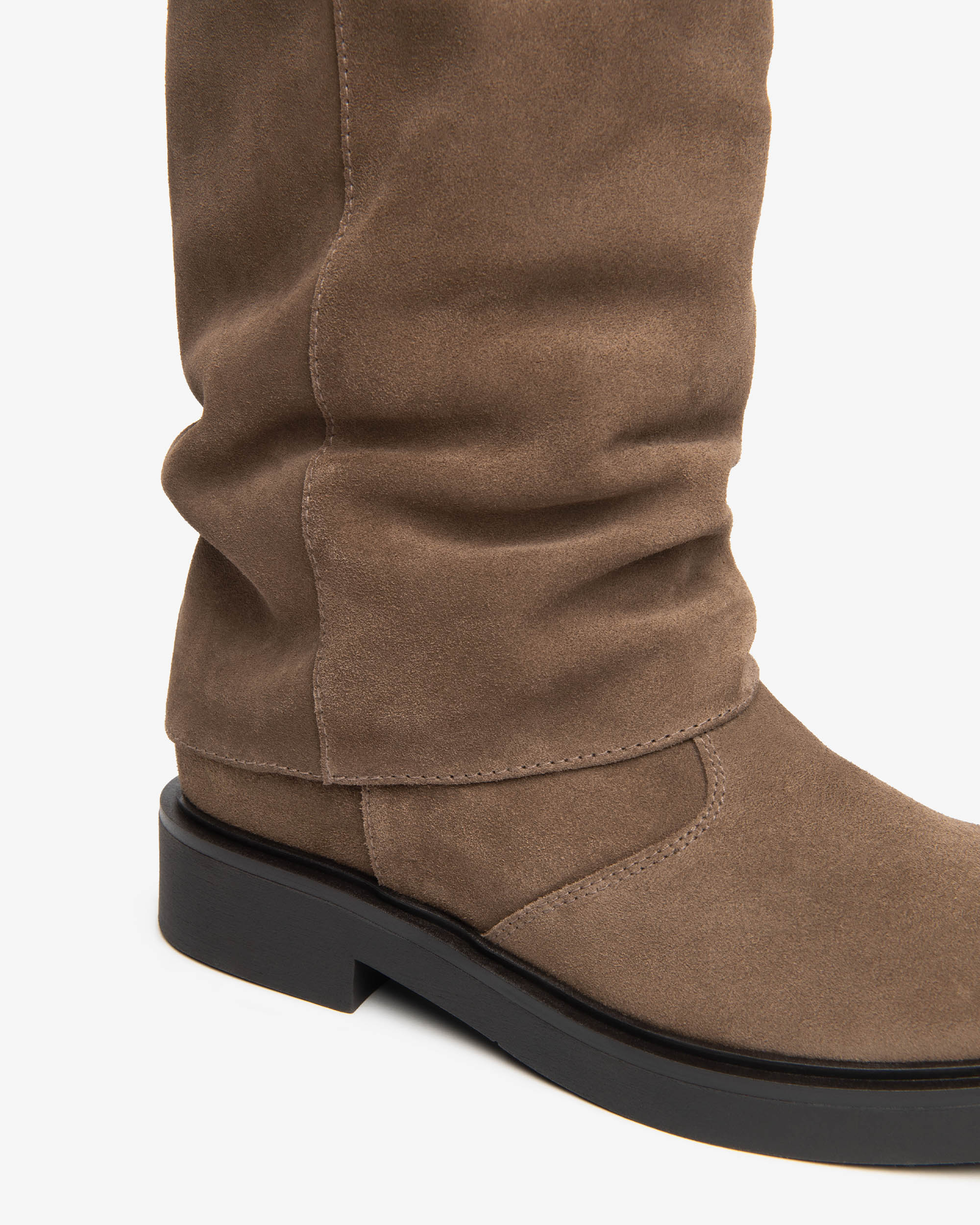 NeroGiardini Bottes bottines femme daim biker 35 mm