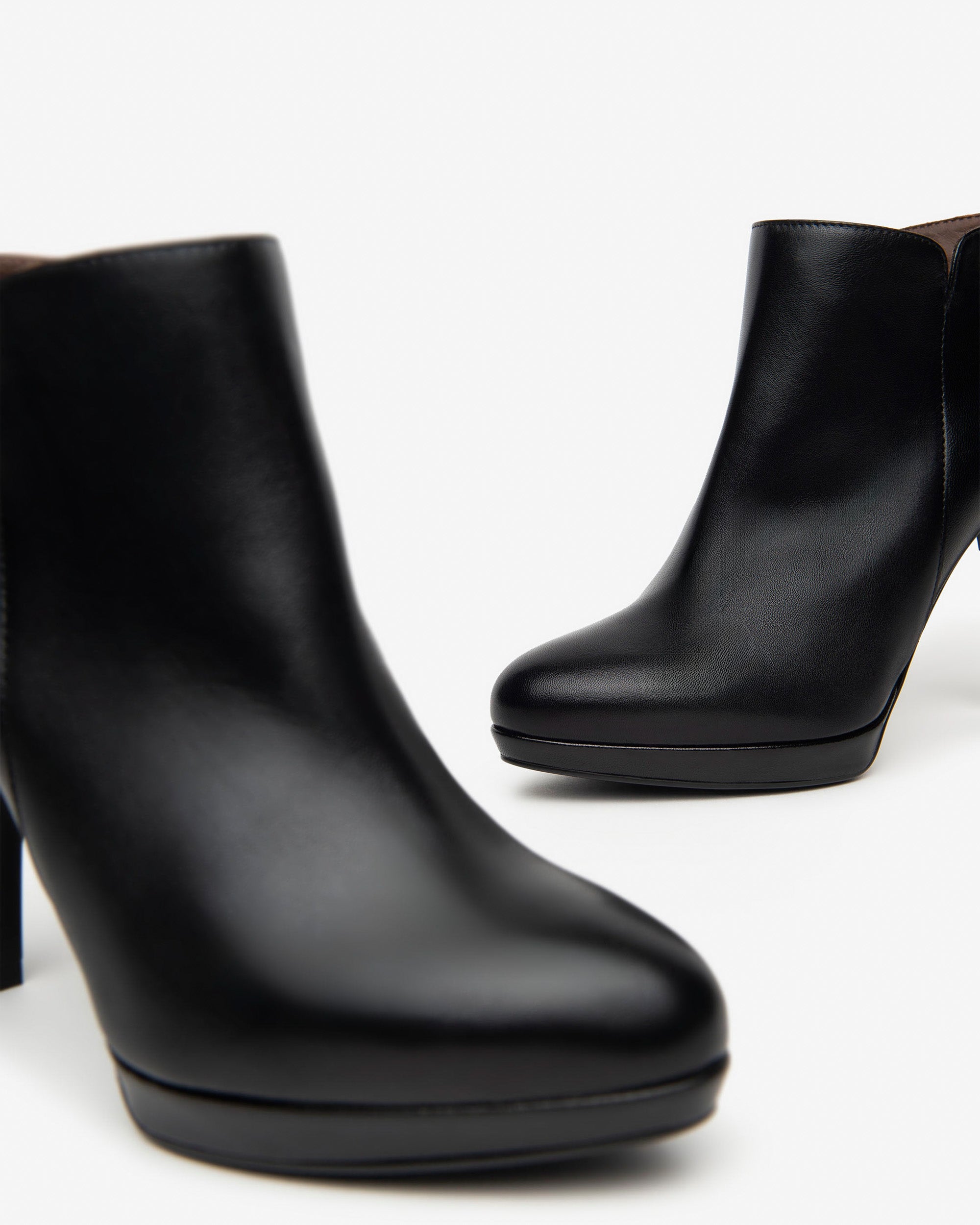 NeroGiardini Bottines Femme Cuir Talon Bloc 100 mm