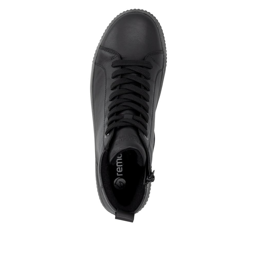 Remonte D0782 bottes à lacets femme bleu cuir TEX