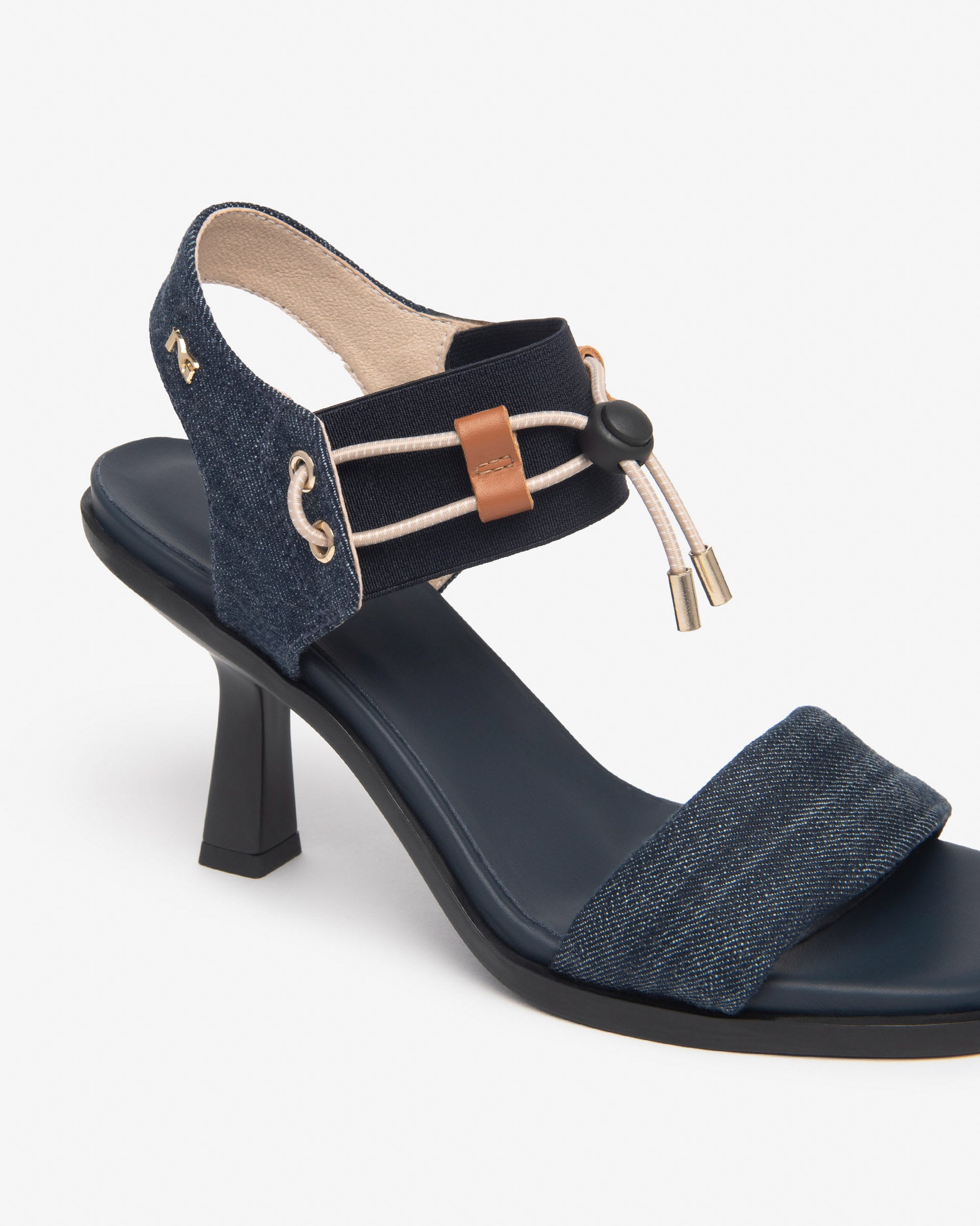 NeroGiardini Sandales Femme Tissu Cuir Été 38
