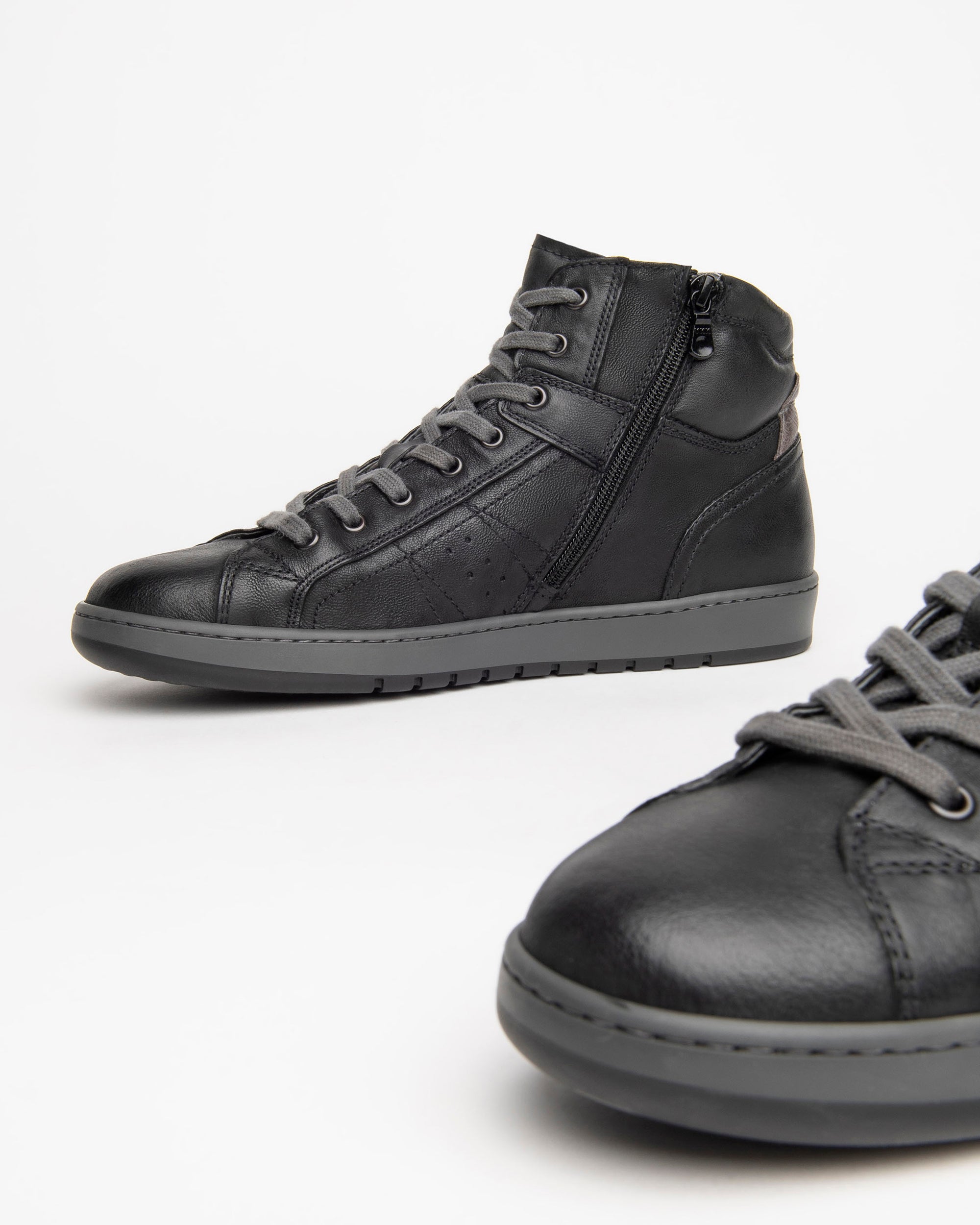 NeroGiardini Sneakers Montantes Homme Cuir Zip 39-46