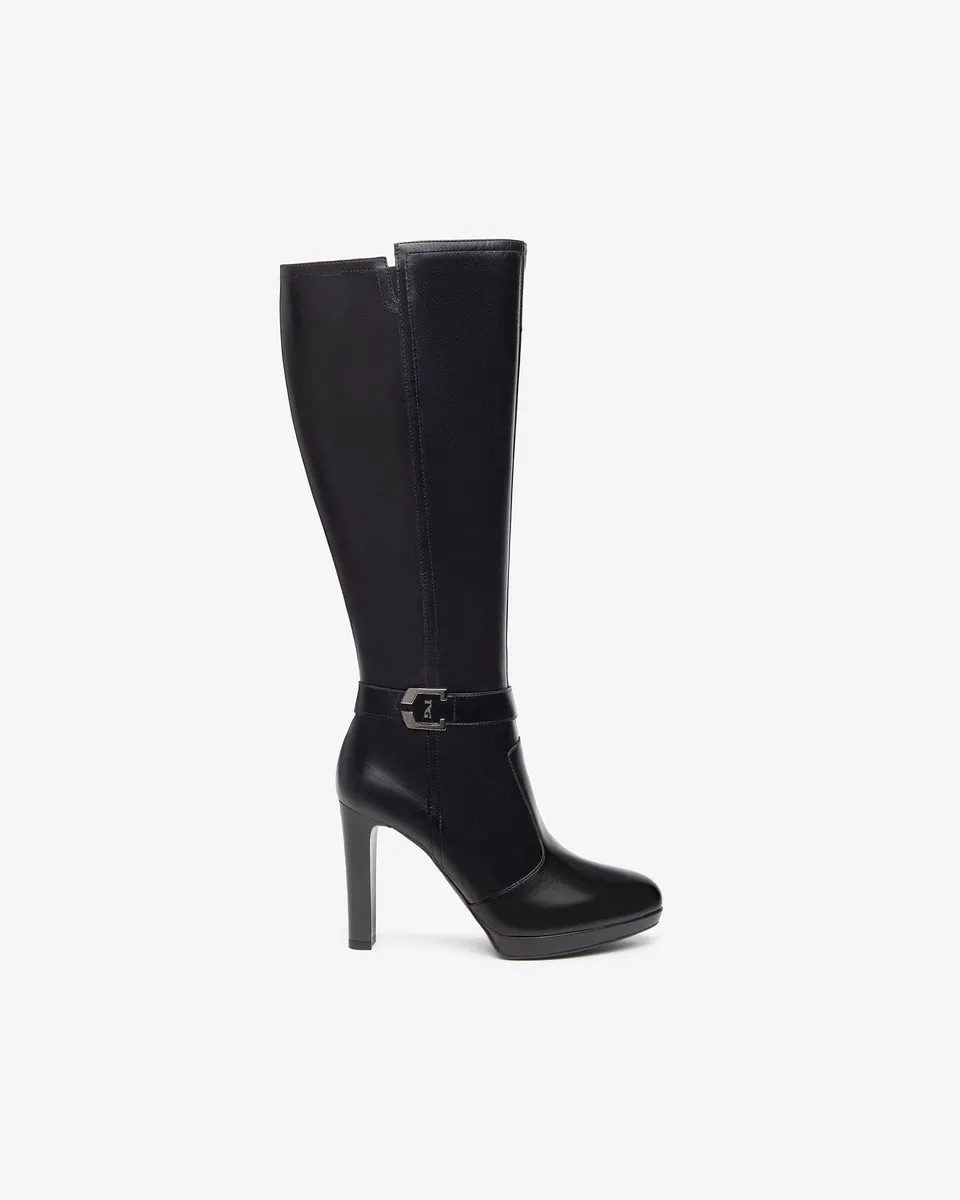 NeroGiardini Bottes Bottes Femme Cuir Automne Hiver Pointure 38