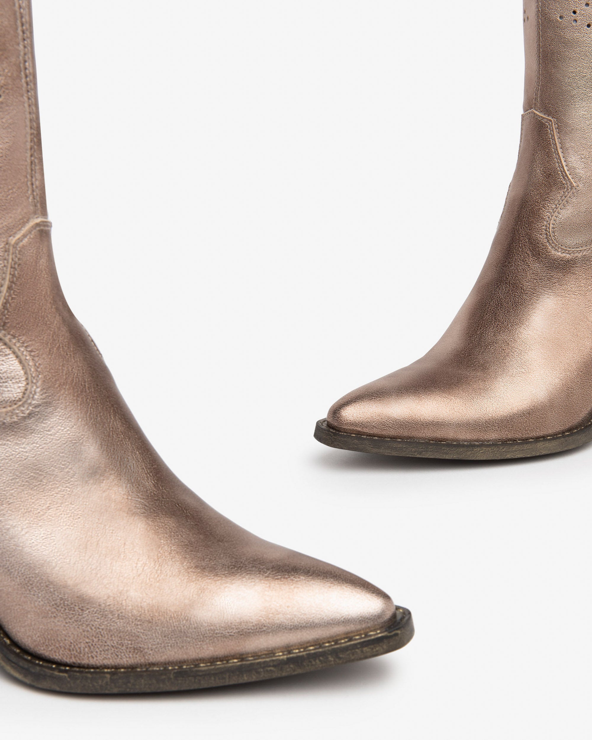 NeroGiardini Bottes Femme en Cuir Hiver Confort