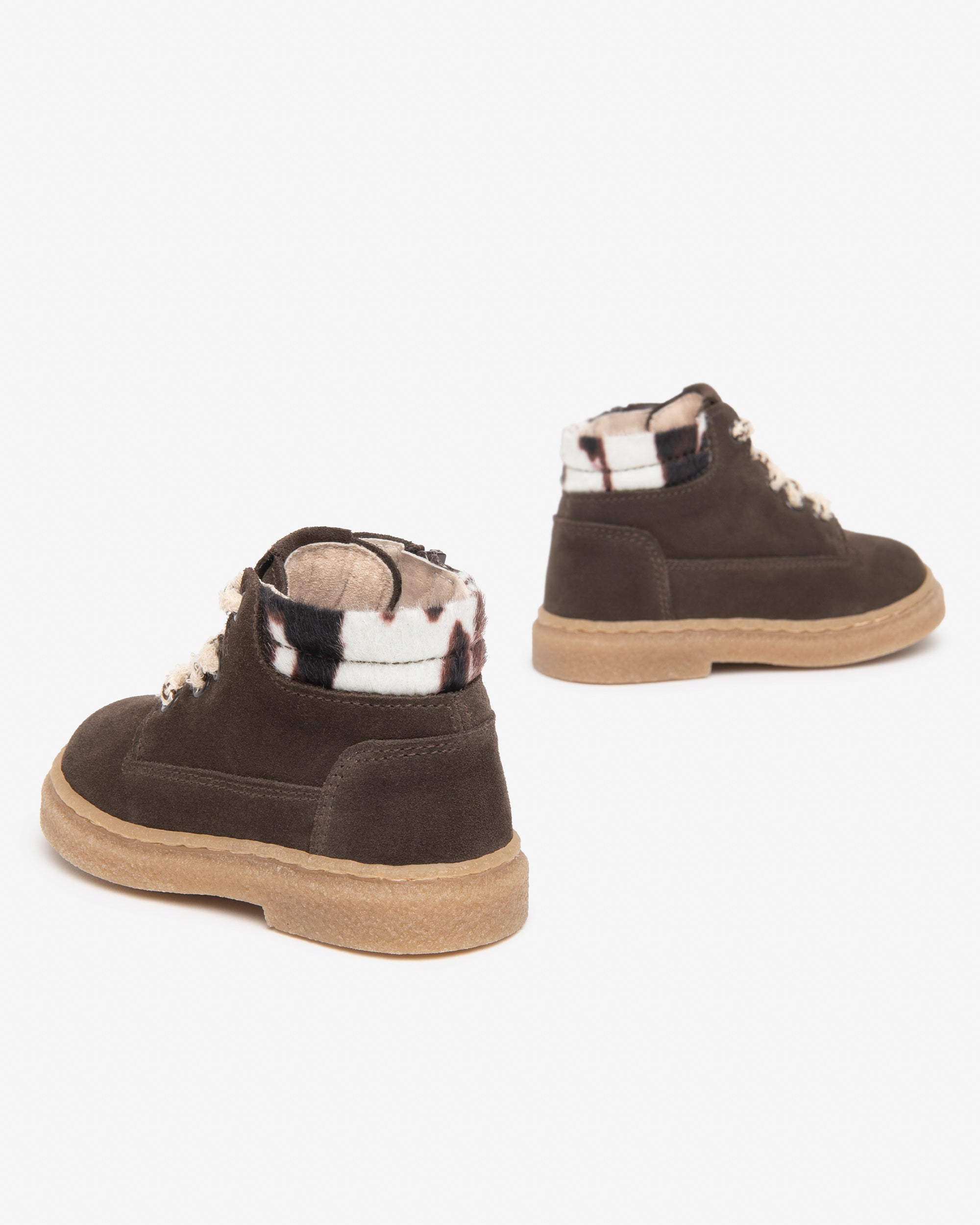 NeroGiardini Bottines Junior Fille Velours Animalier 24