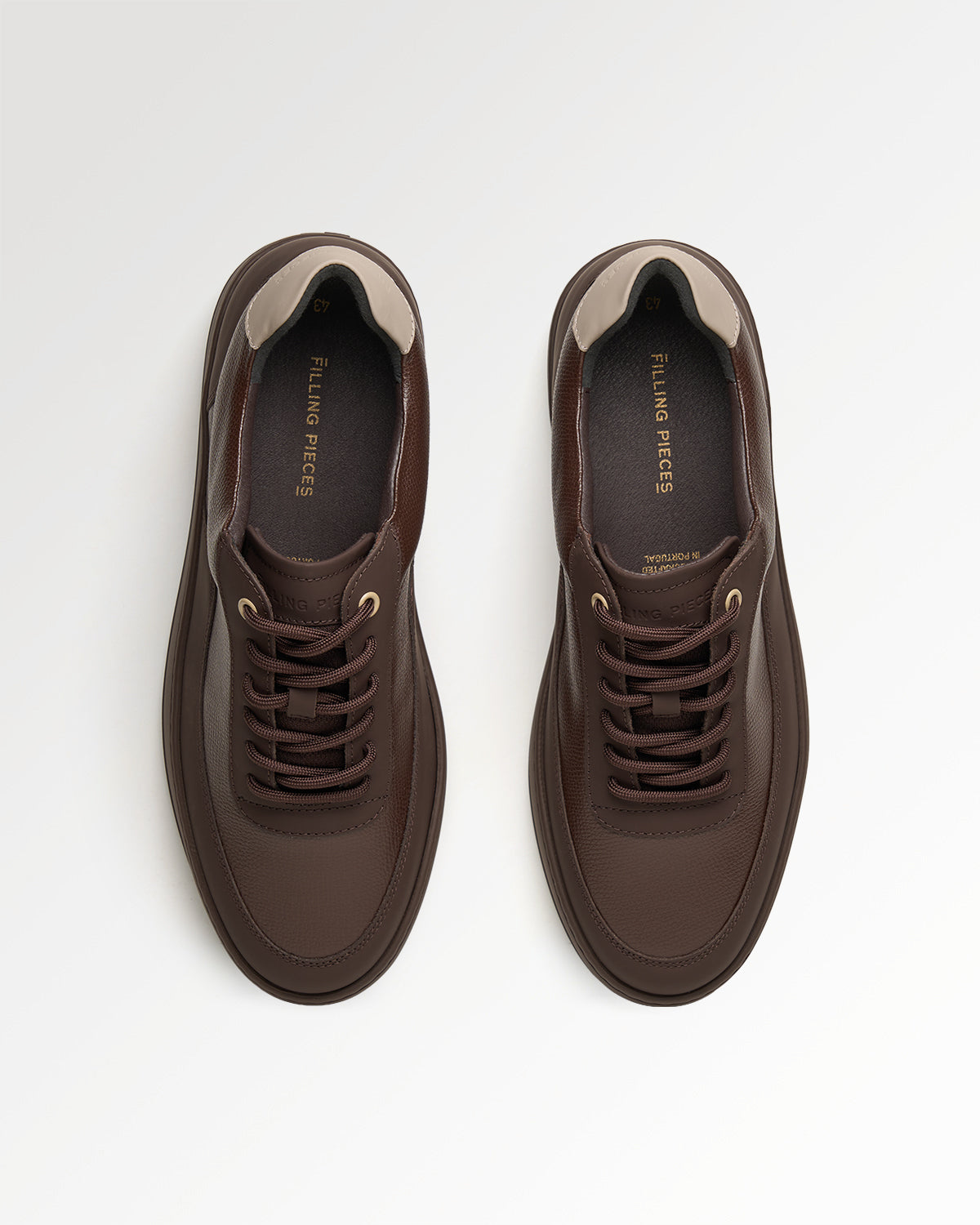 Filling Pieces Mondo Tech Sneakers chocolat cuir pointure 39-46