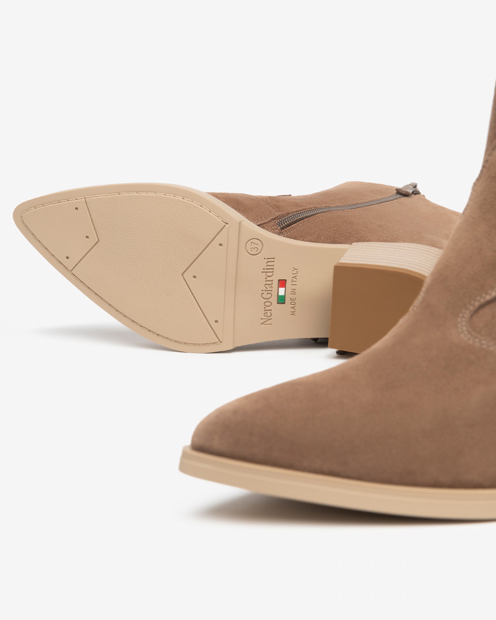 NeroGiardini Bottines Femme Cuir Velours 35-41 Confort