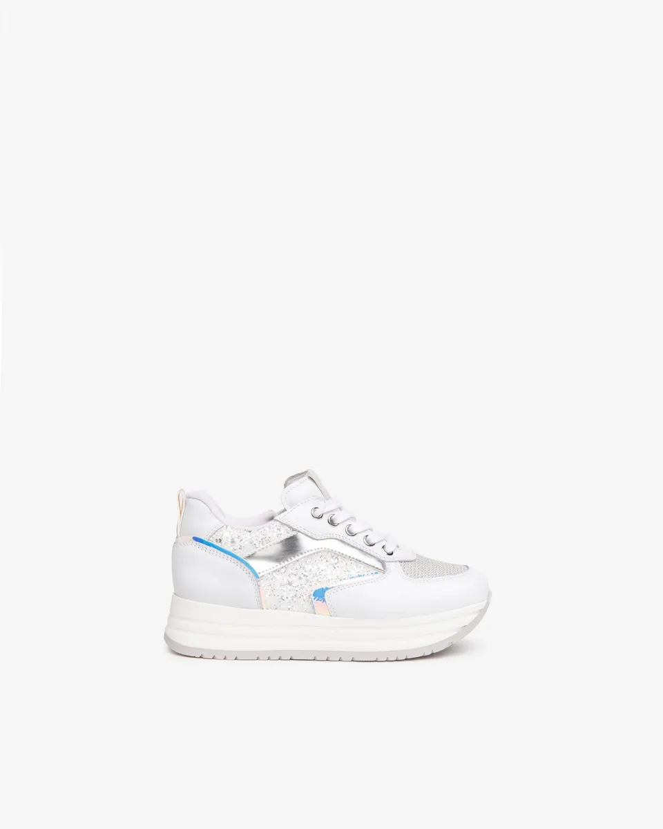 NeroGiardini Sneakers Teens Fille Cuir semelle légère