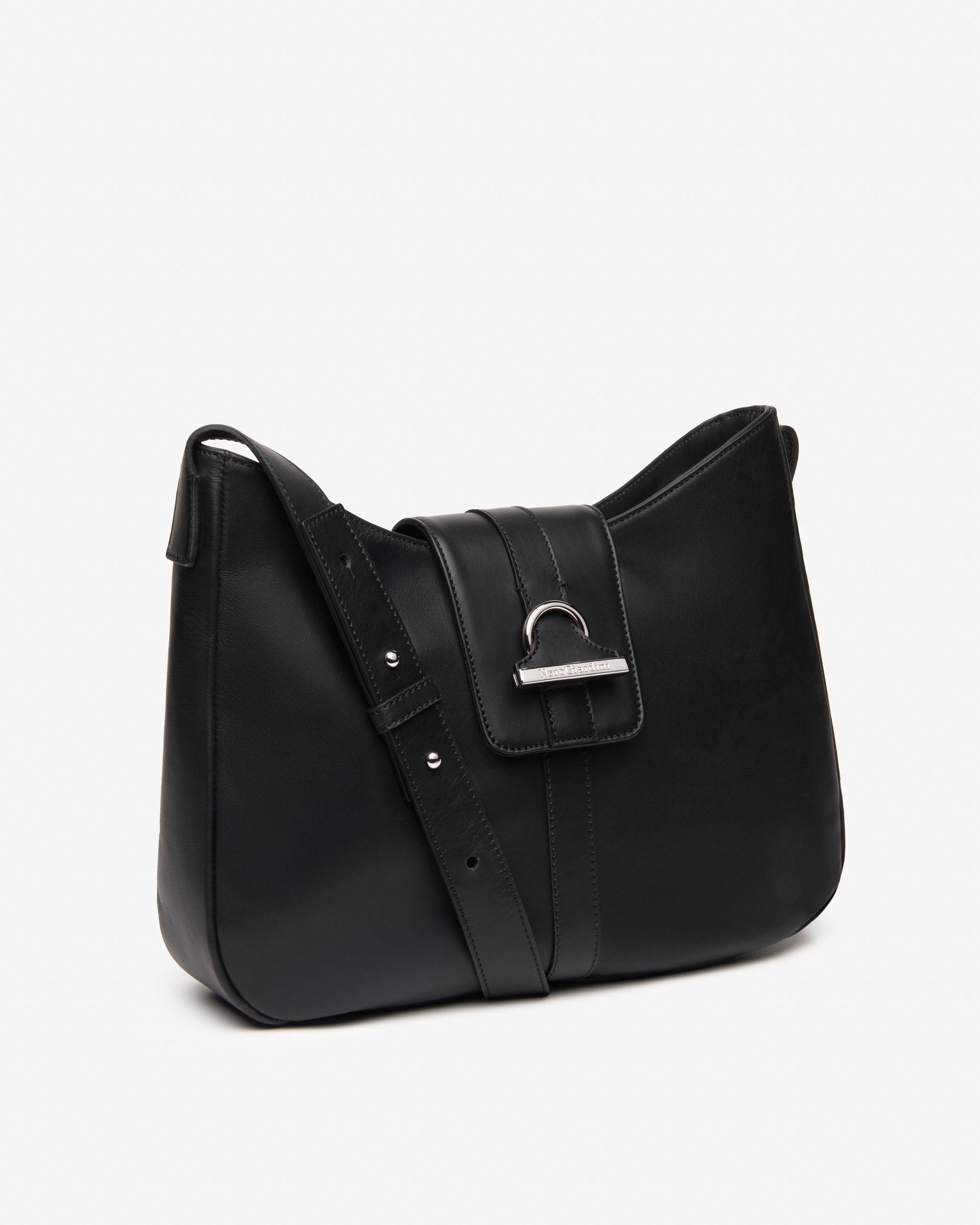 NeroGiardini Besace Femme en Cuir Hobo Taille Unique