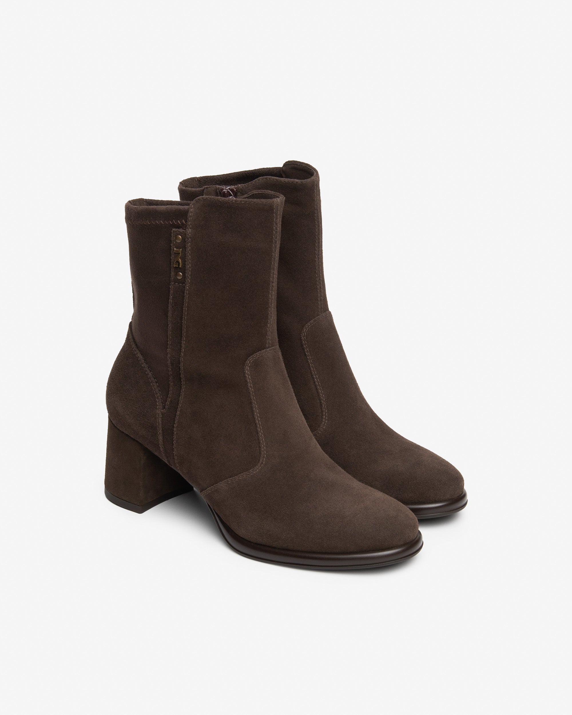 NeroGiardini Bottines Daim Bottine Femme Talon 60 mm Zip