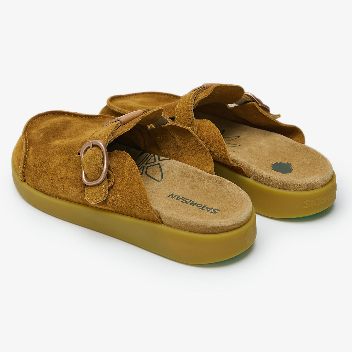 Satorisan Hoote Lux Slip-On Amber Daim Sans Lacets Homme