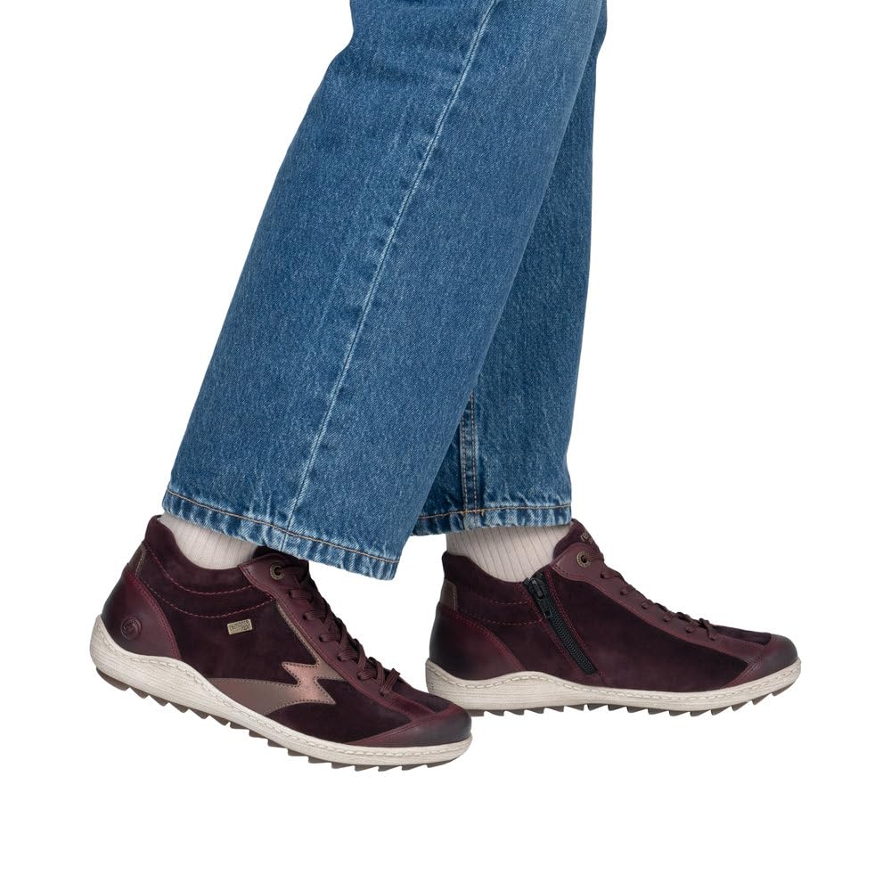Remonte R1454 bottines à lacets femme rouge TEX hiver