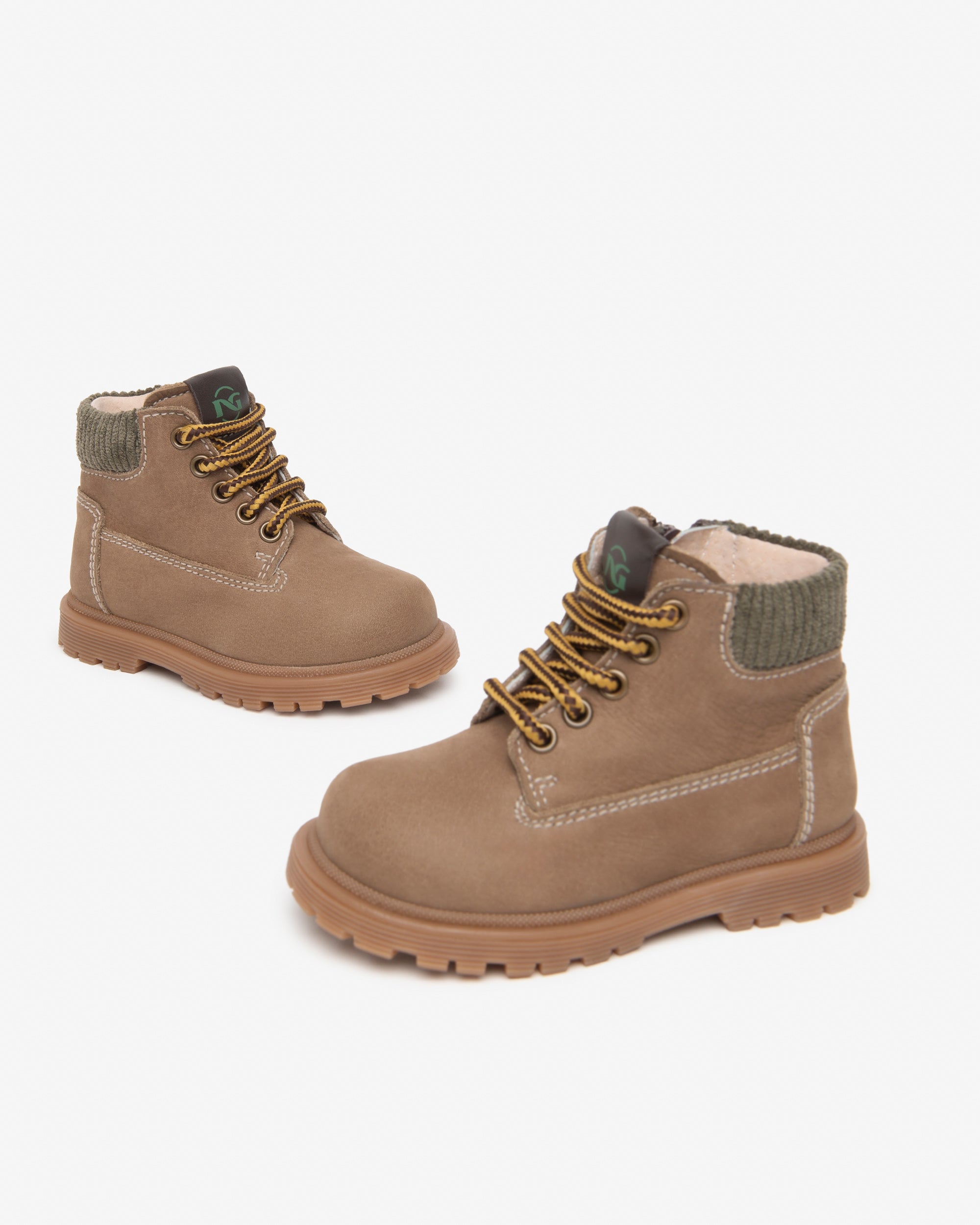 NeroGiardini Bottines Garçon Cuir Tissu Pointure 19-24 Zip