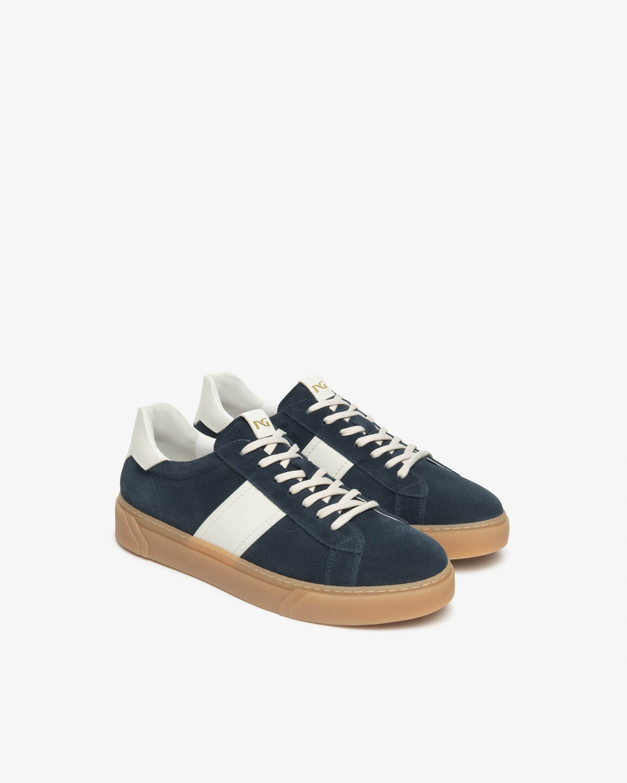NeroGiardini Sneakers Cuir Velours Sneakers Homme