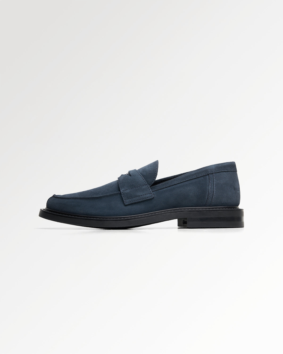 Filling Pieces Base Loafer mocassins daim bleu marine