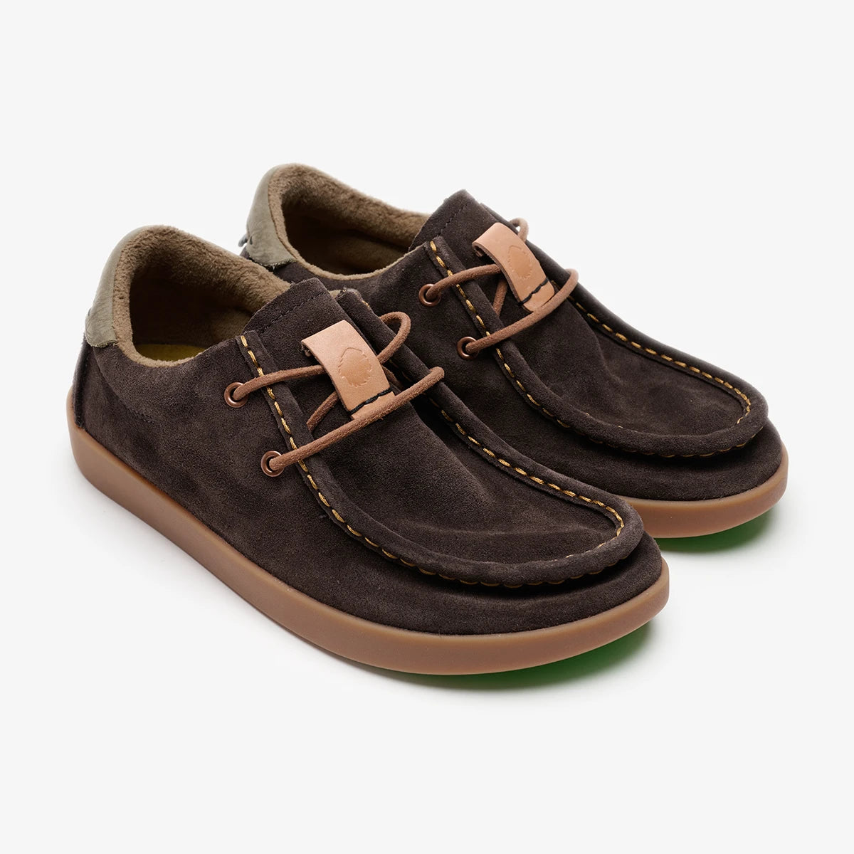Satorisan Kwahu Winter Suede baskets Hazel Shadow Amber daim hiver