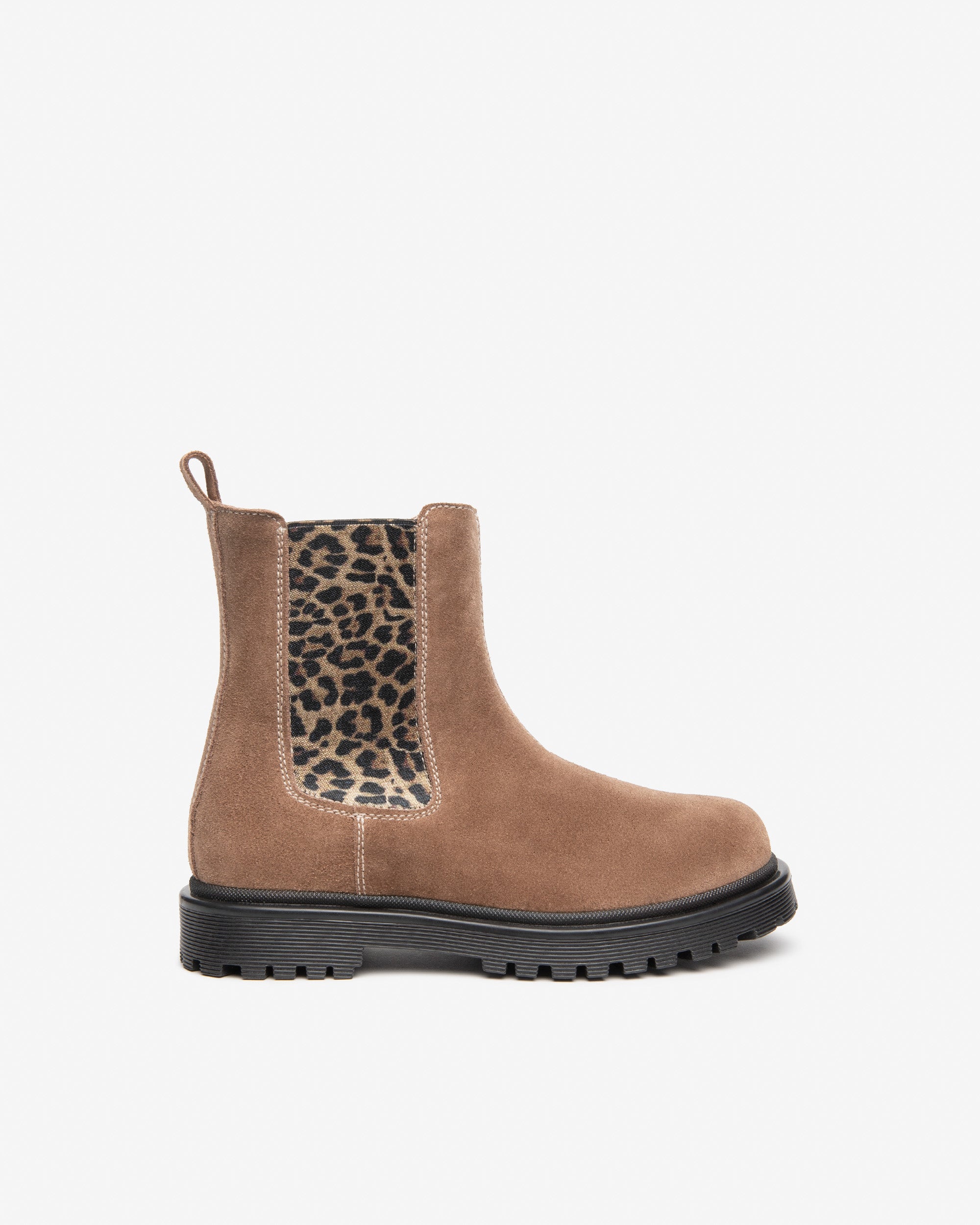 Nerogiardini Bottines Teen Fille Daim Zip Imprimé Animal