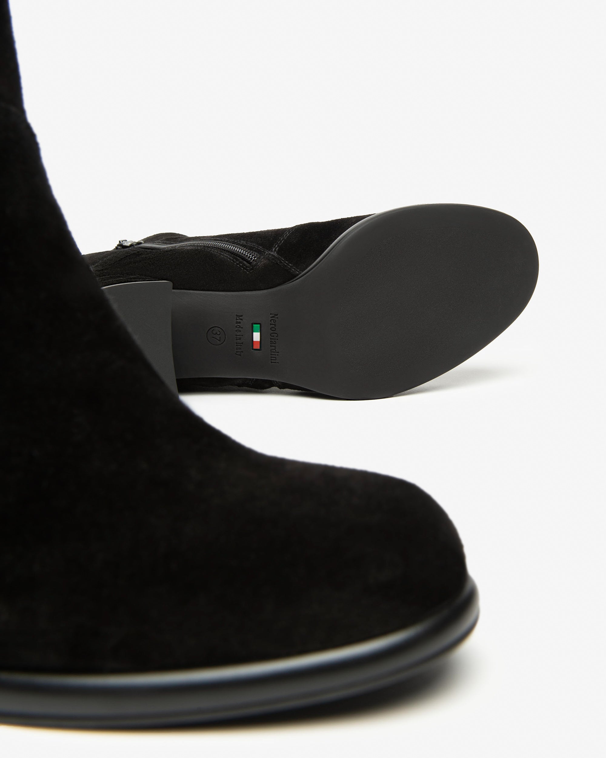 NeroGiardini Bottines Femme Velours Tissu 35-41