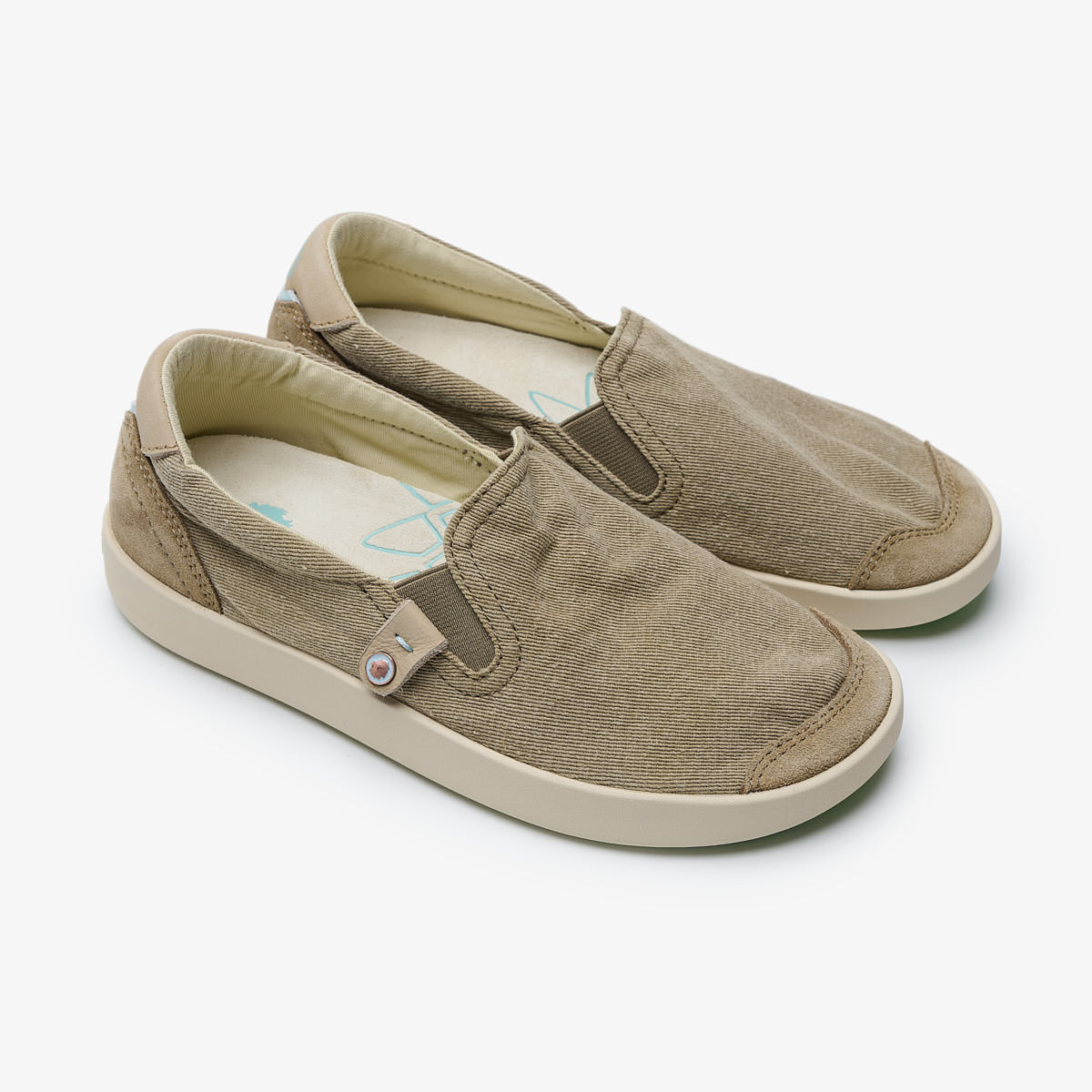Satorisan Kung Fu Cotton Vintage Brown slip-on toile femme
