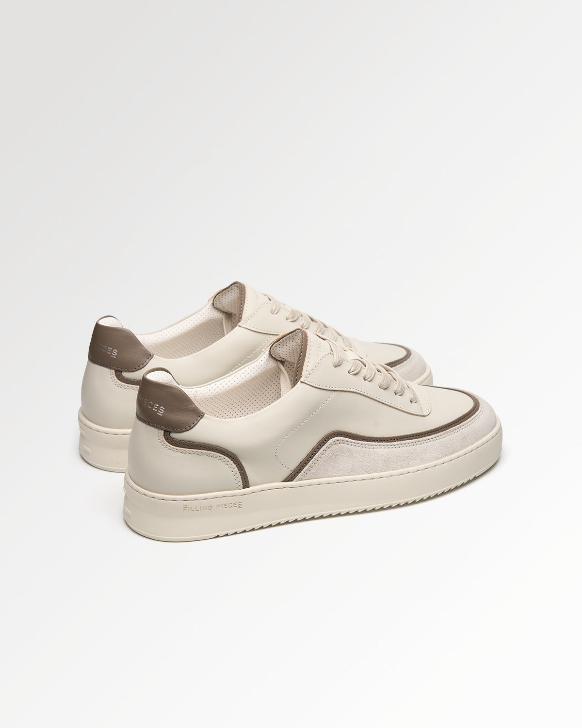 Filling Pieces Mondo Stack Nappa Off White sneaker écru