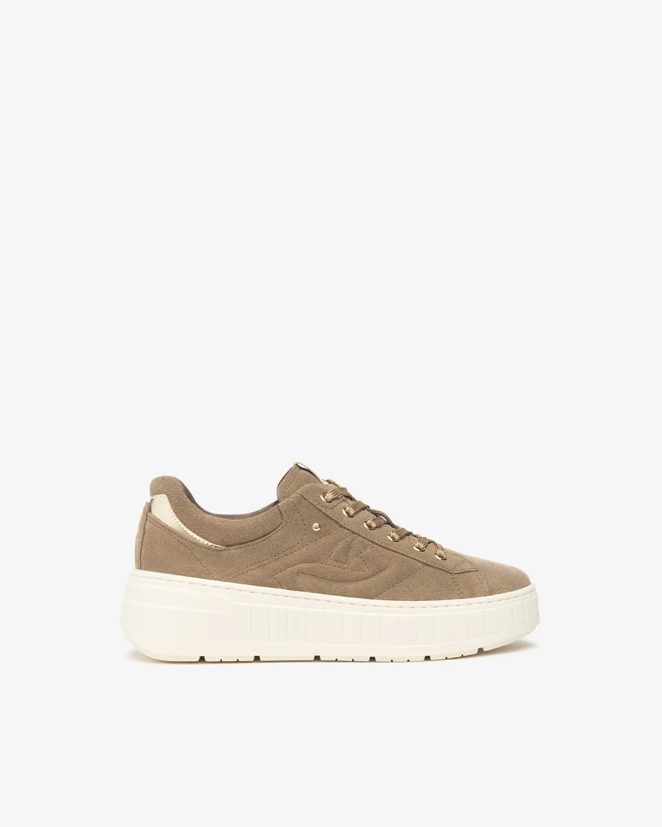 NeroGiardini Sneakers Femme Cuir Velours Confort