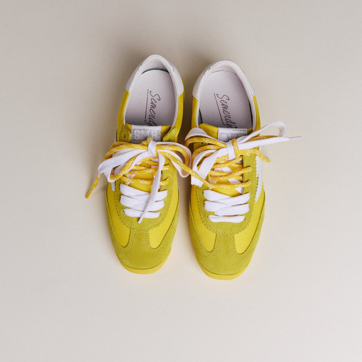 SMR Joyce D197 baskets jaunes tissu pointure 36-40
