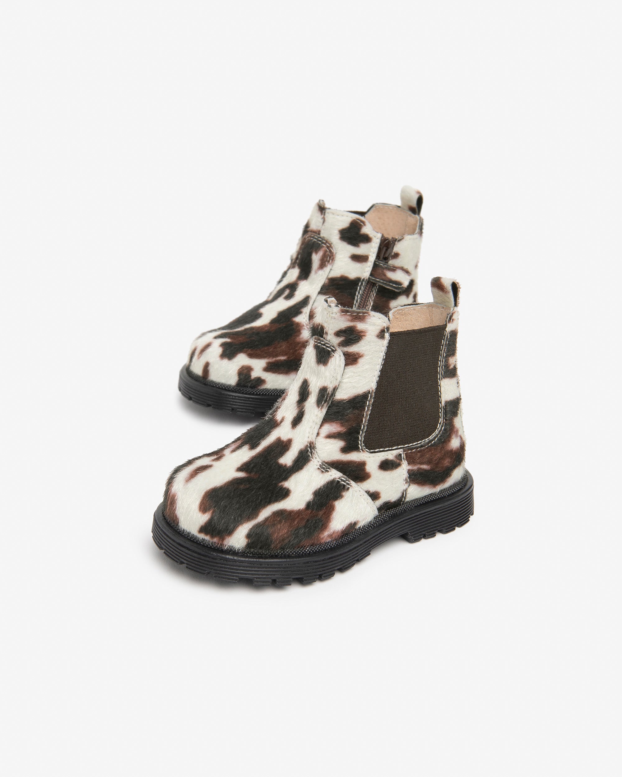 NeroGiardini Bottines Junior Fille Animalier Zip 19-24