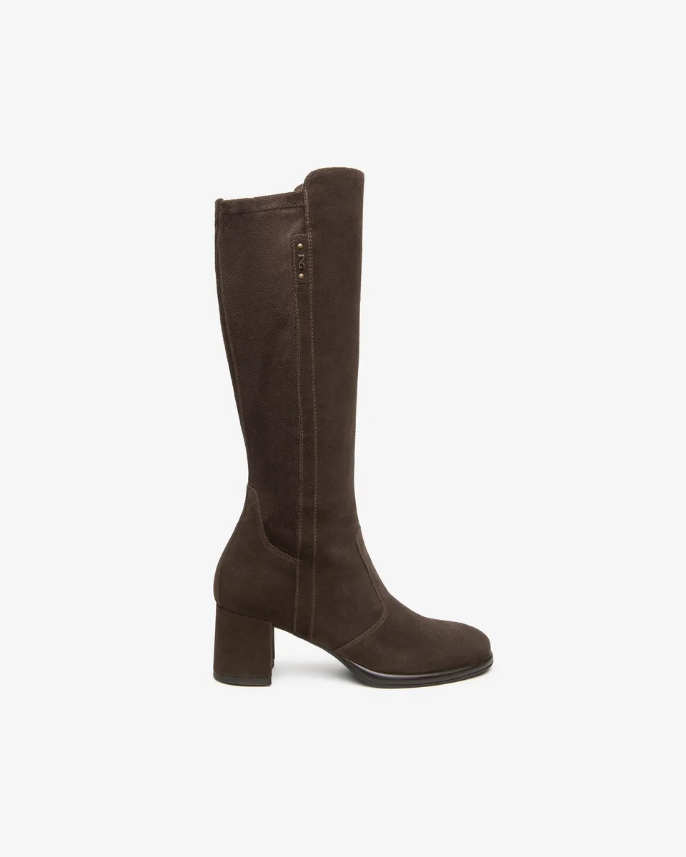 NeroGiardini Bottes bottes femme daim talon 60 mm