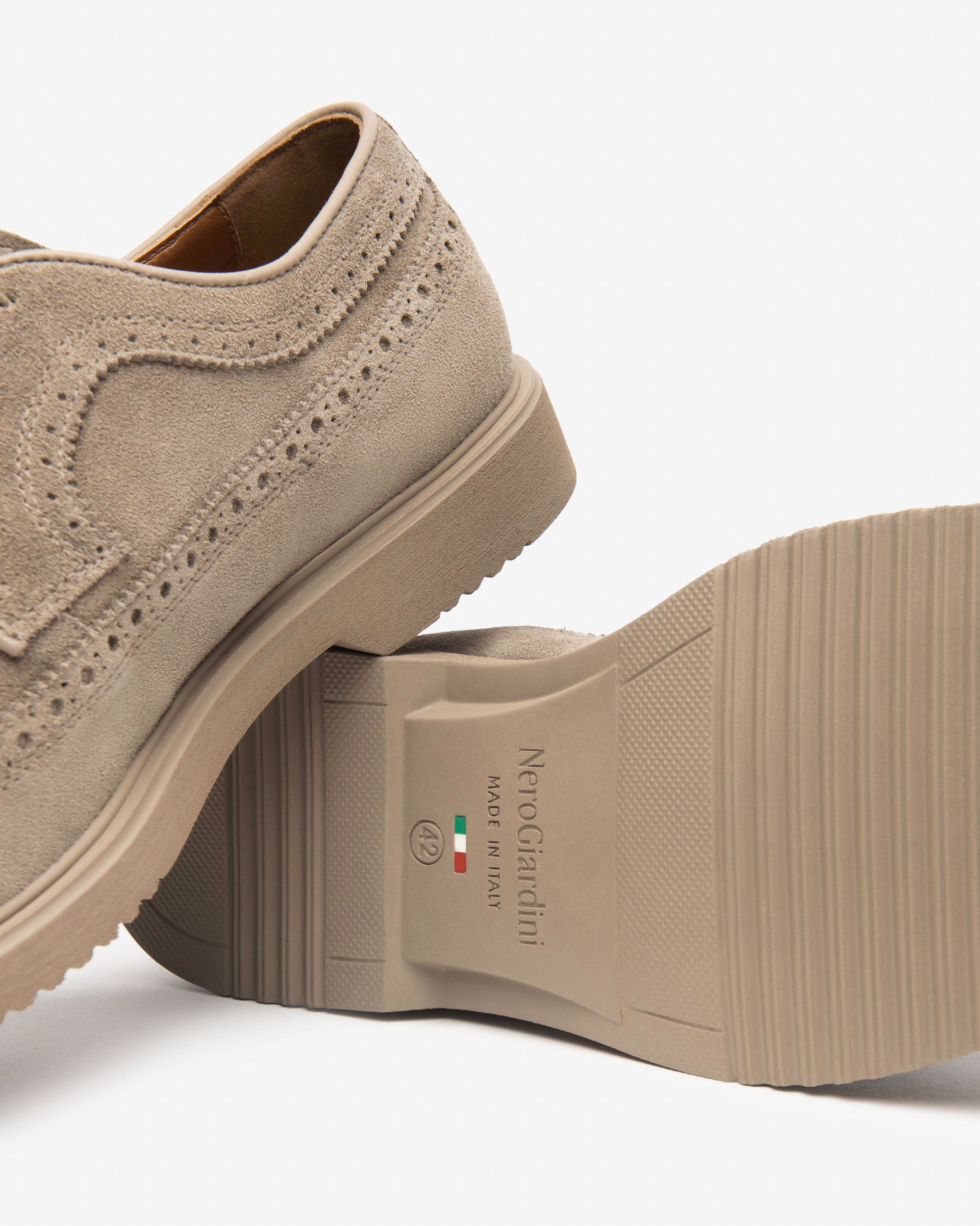 NeroGiardini Derbies Homme Daim Lacets Ville