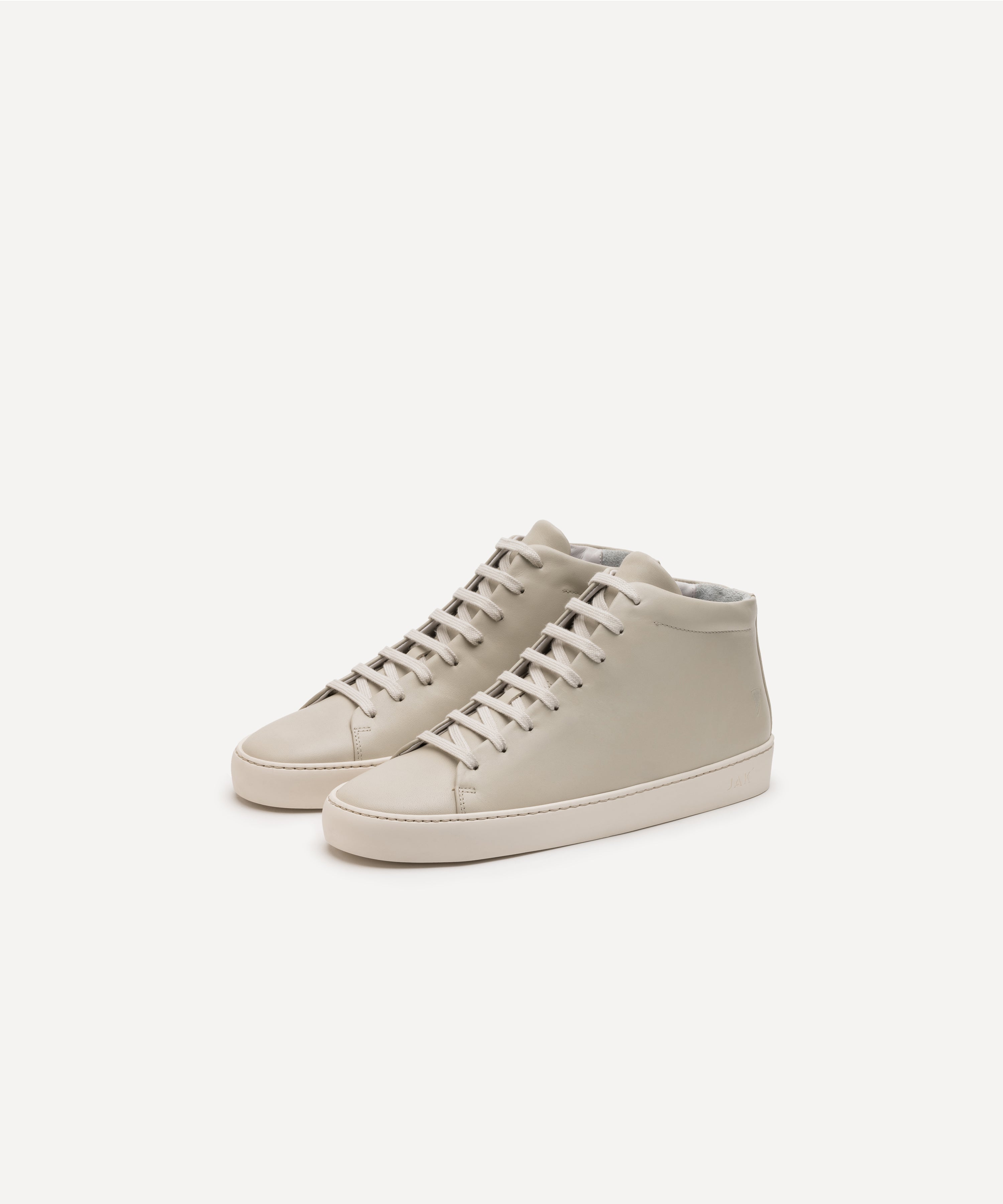 JAK Royal Hi Sneakers Montantes Cuir Dust Beige