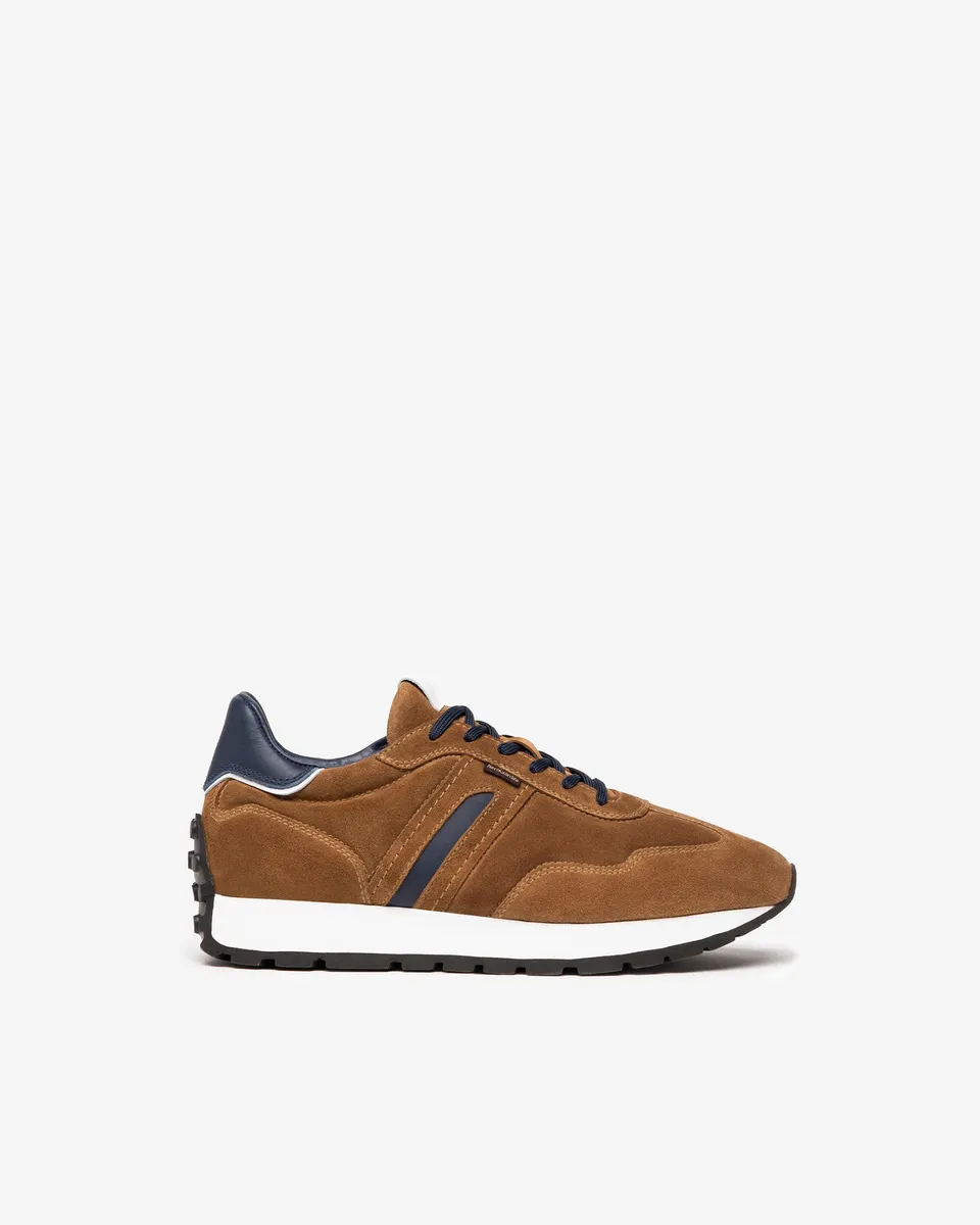 NeroGiardini Sneakers Homme Cuir Velours Confort
