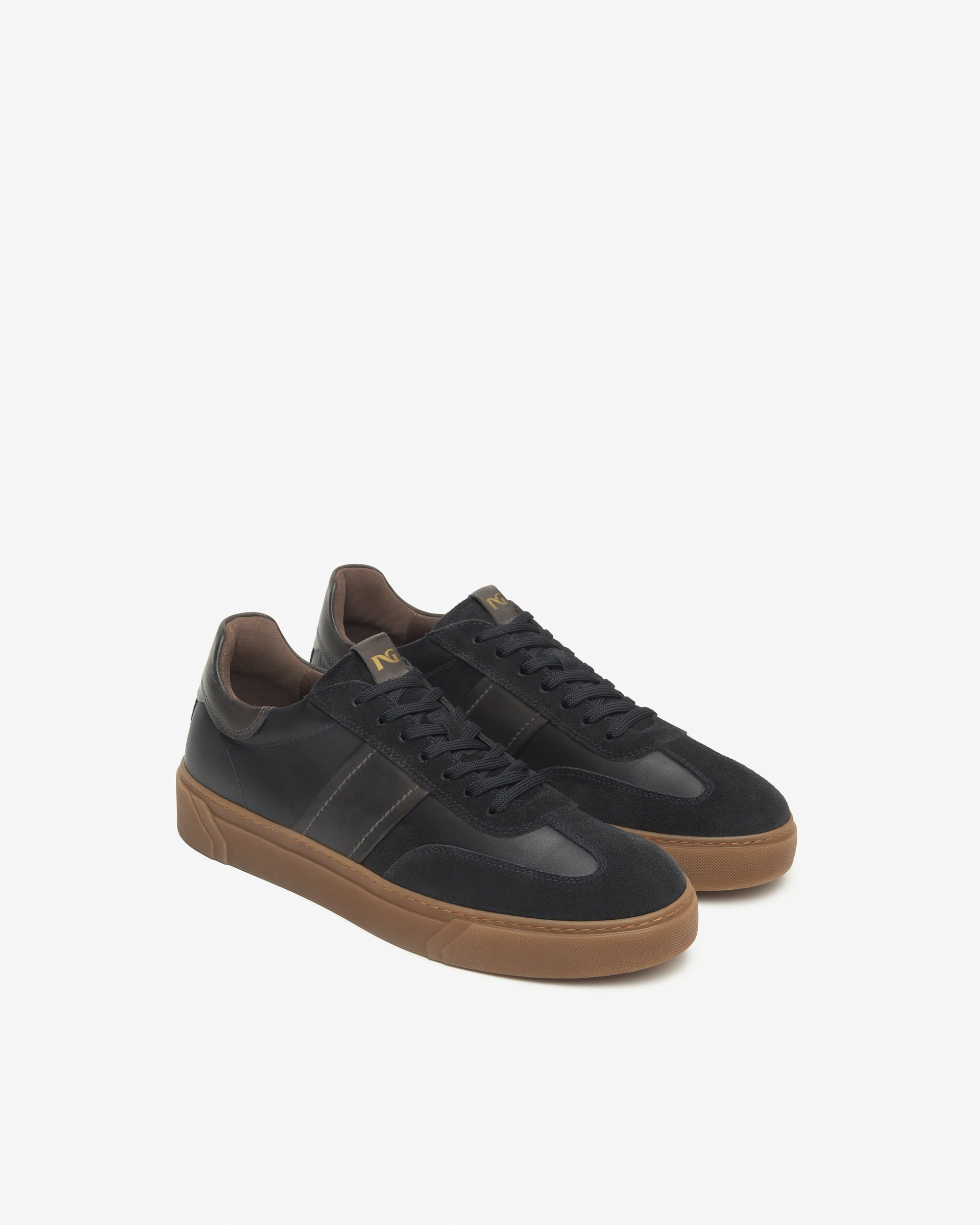 NeroGiardini Sneakers Homme Cuir Velours Memory