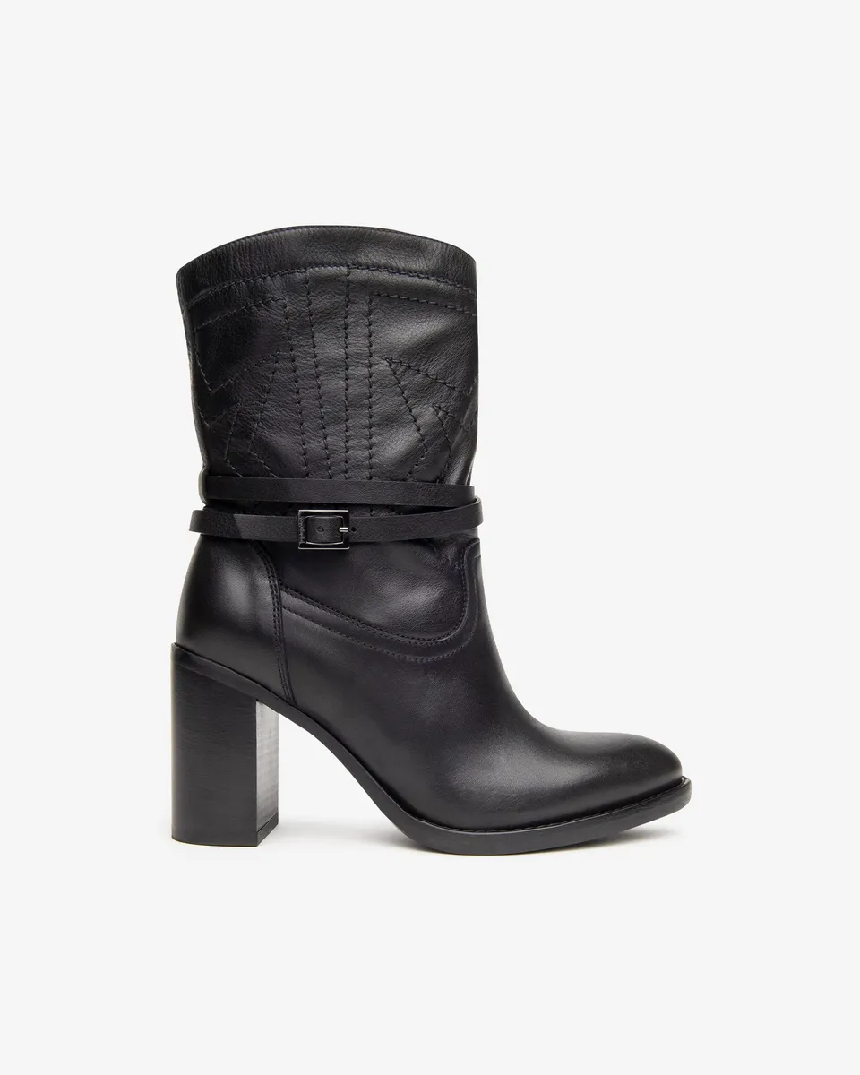 NeroGiardini Bottines Femme Cuir Velours Hiver