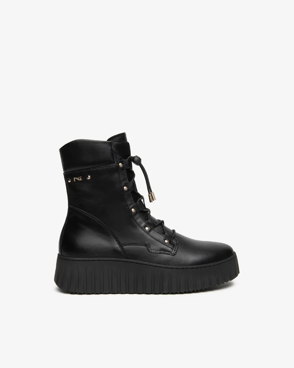 NeroGiardini Bottines Femme Cuir Plateforme 55mm