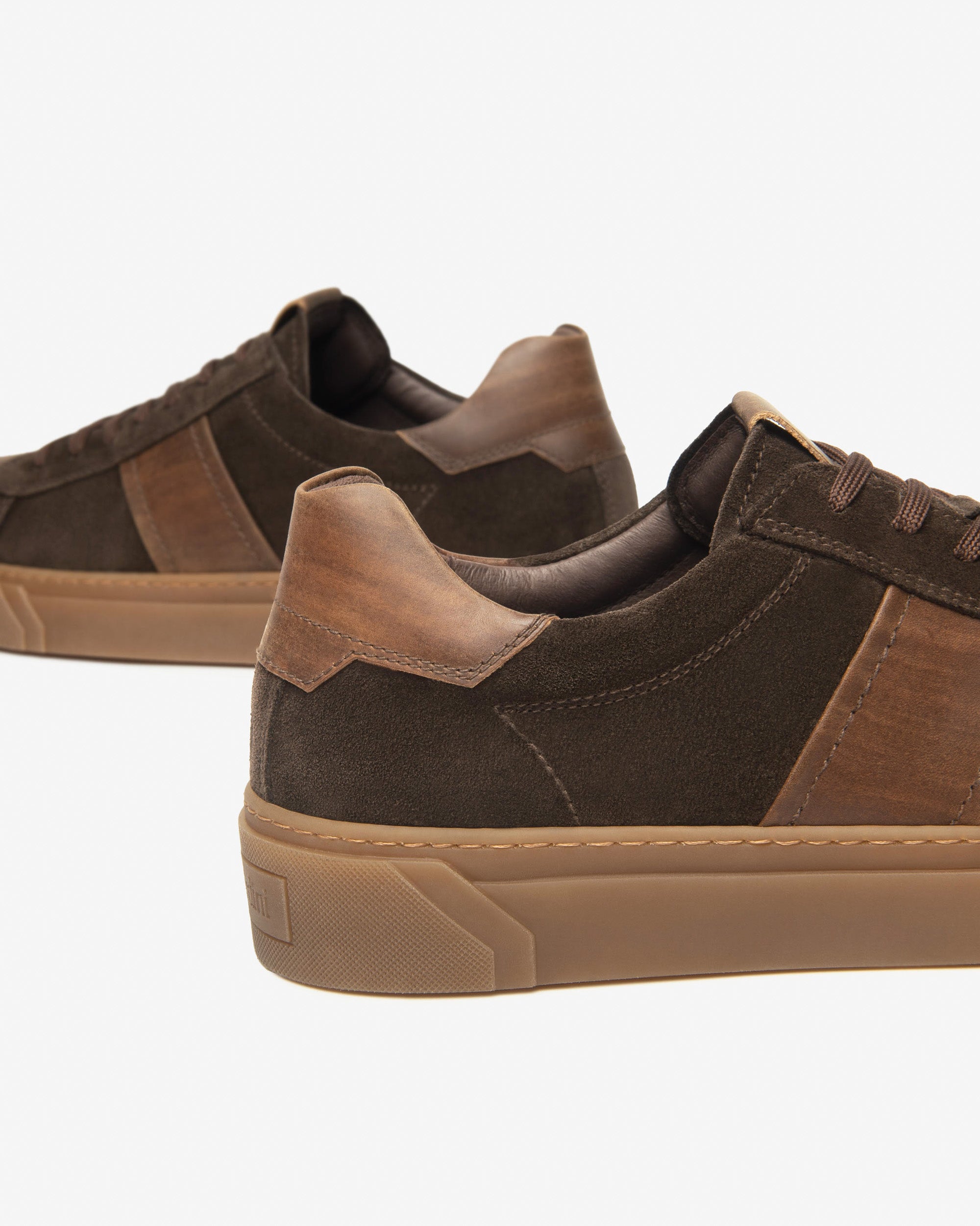 NeroGiardini Sneakers Homme Cuir Velours Confort