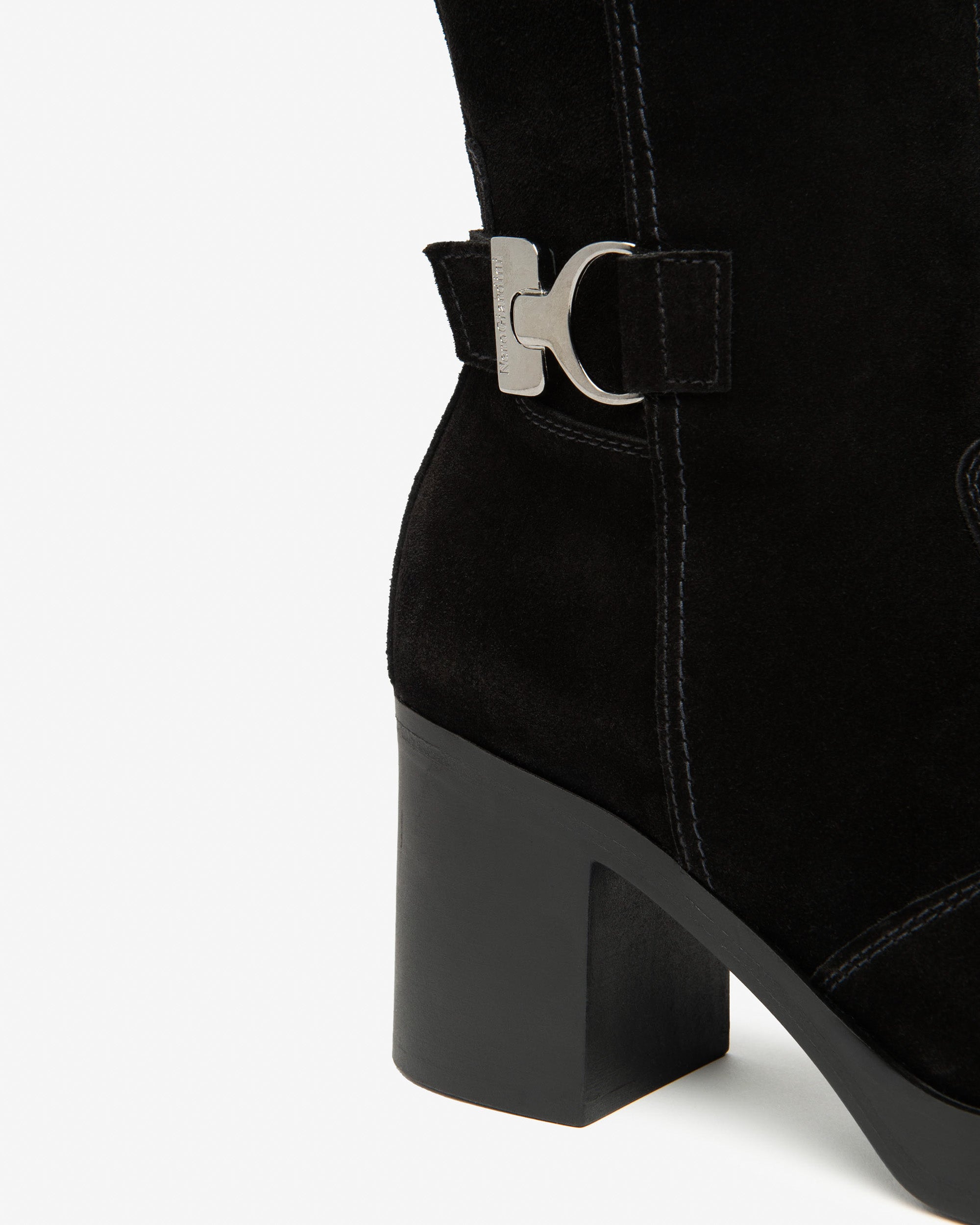 NeroGiardini Bottes bottes femme cuir velours 35-41
