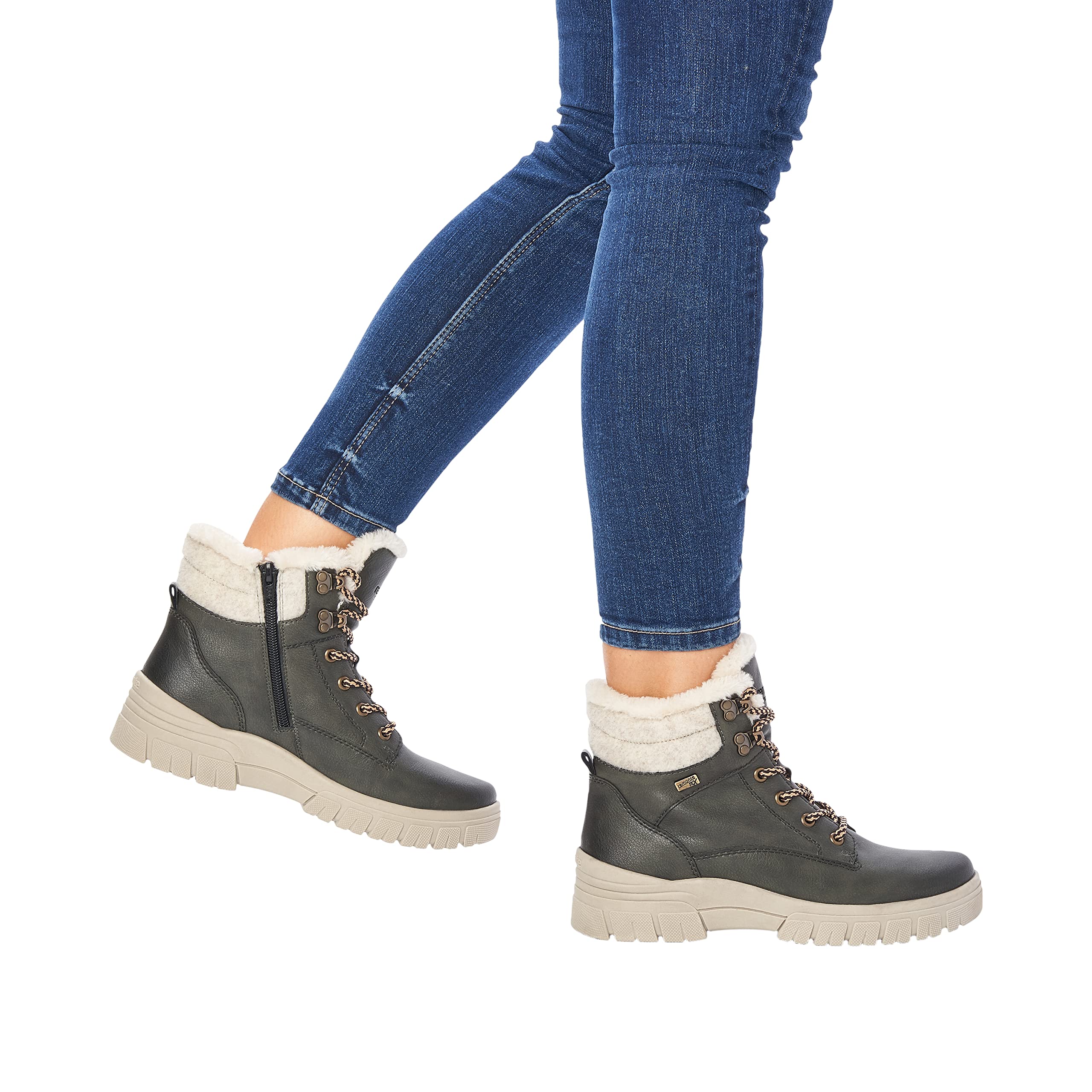 Remonte D0E71 bottines cuir hydrofuge doublure chaude