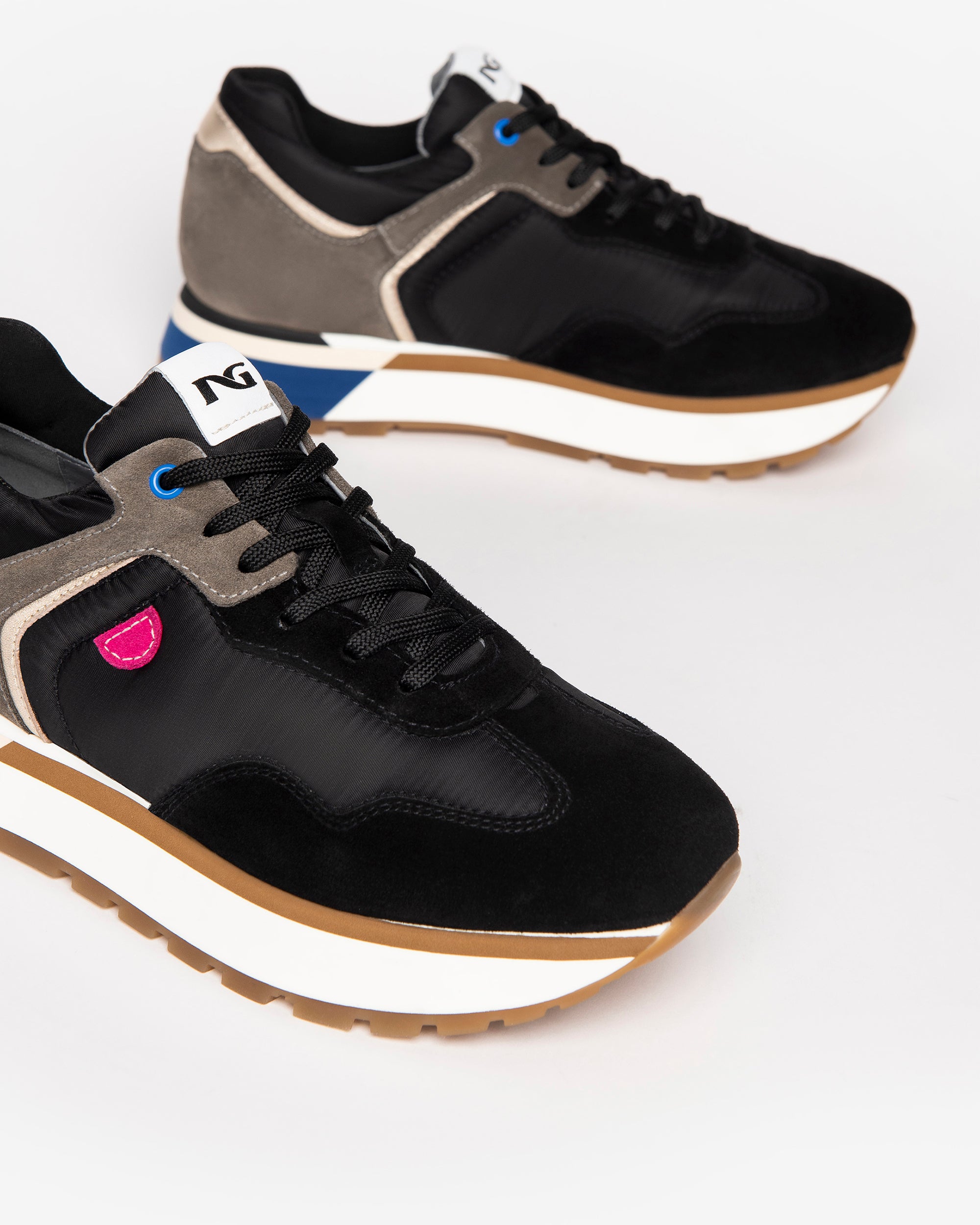 NeroGiardini Sneakers Femme Cuir Velours 35-41