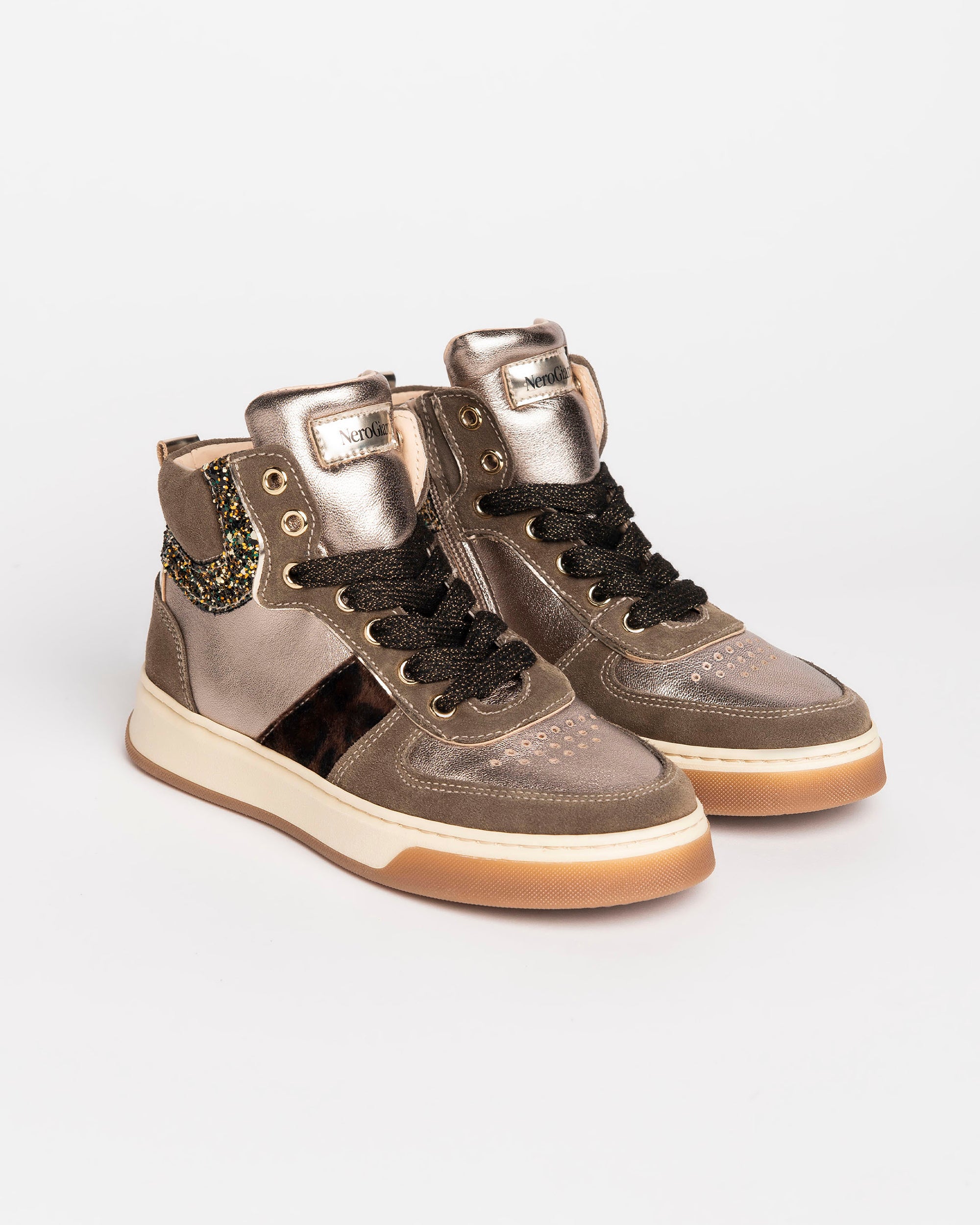 NeroGiardini Teens baskets cuir velours fille 35
