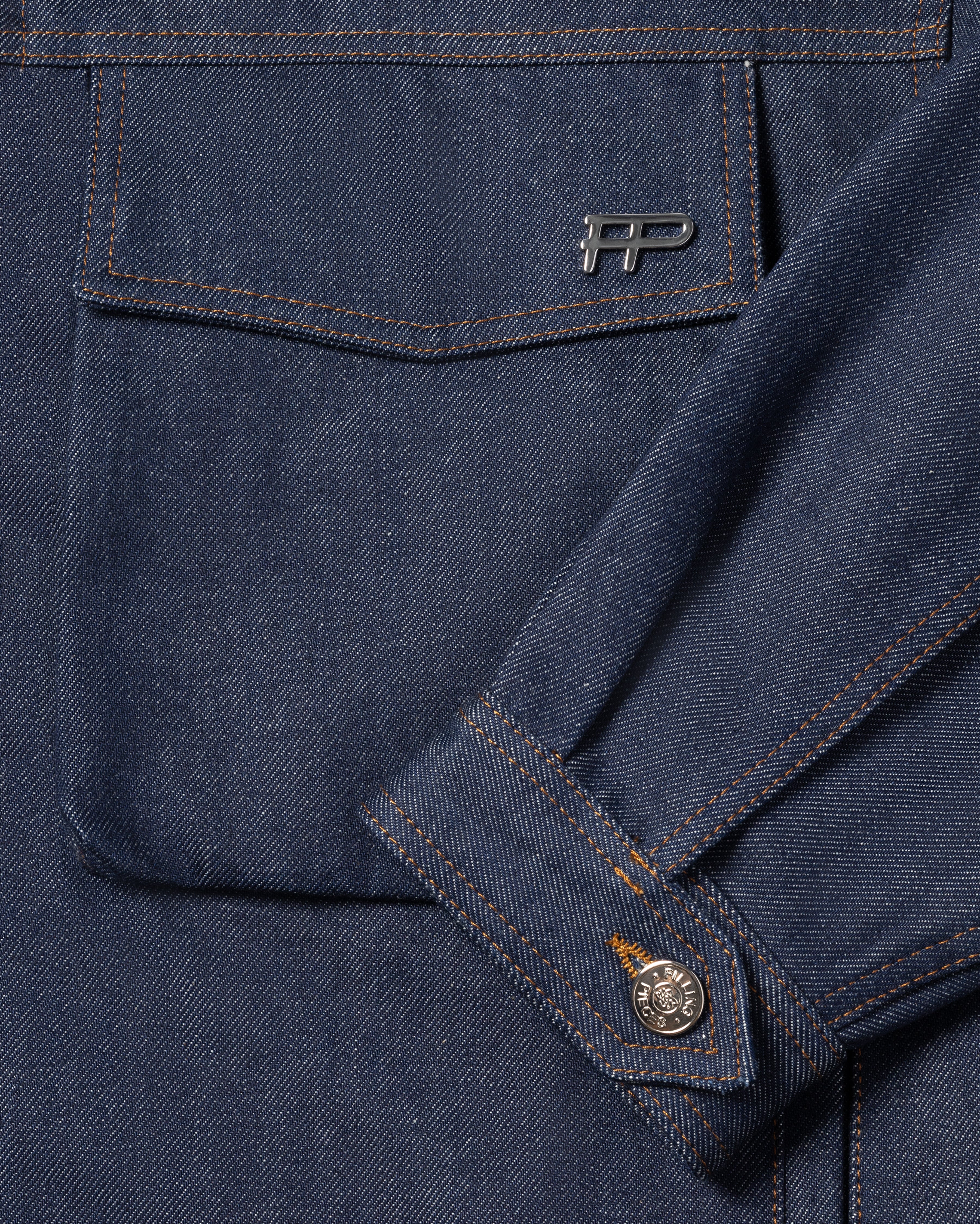 Filling Pieces Denim Jacket veste jean indigo brut