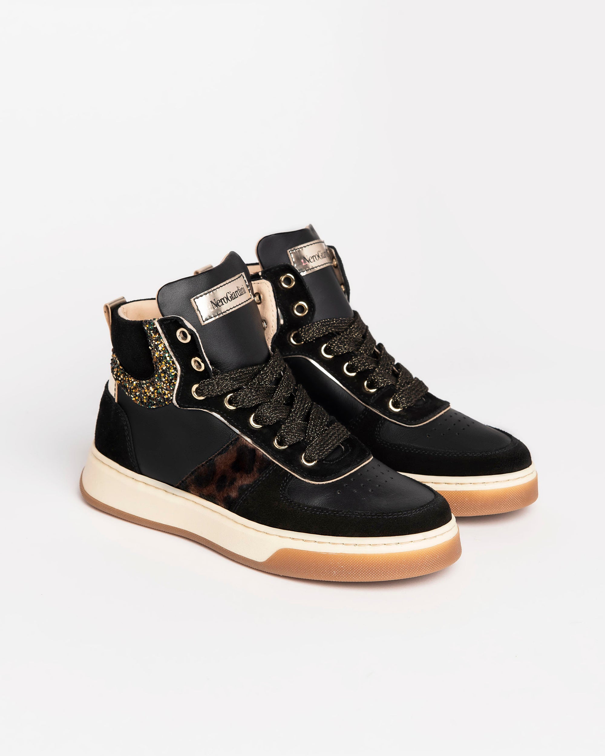 Nerogiardini Sneakers Teens baskets fille cuir légères 31-39