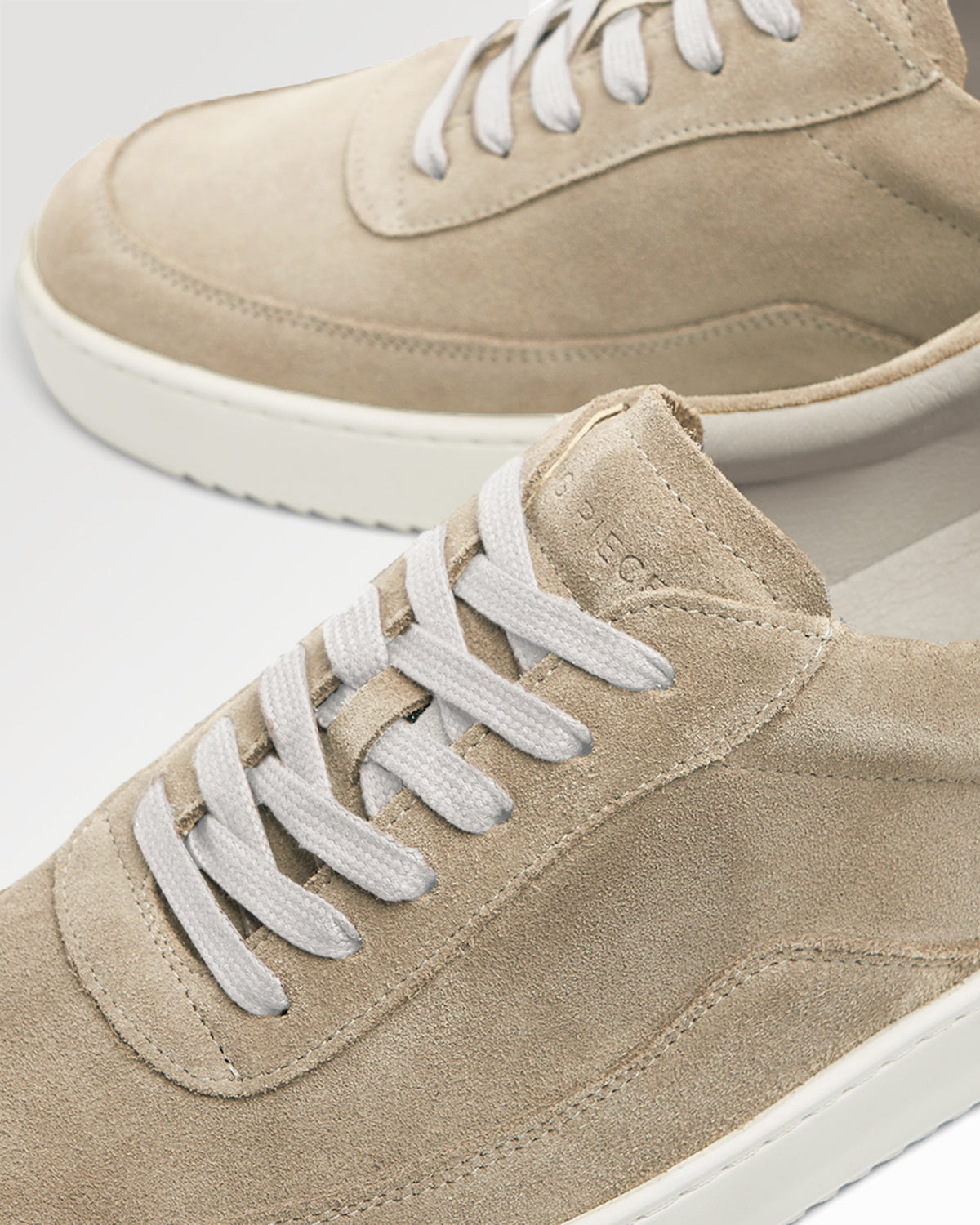 Filling Pieces Mondo Suede Organic Beige sneakers daim homme