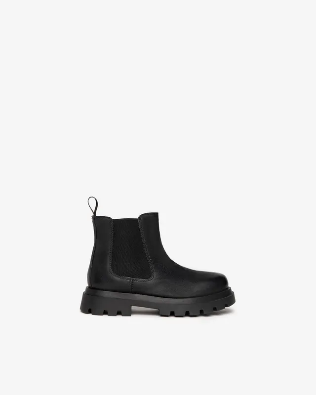 NeroGiardini Bottines Teens Garçon Cuir Velours Fermeture