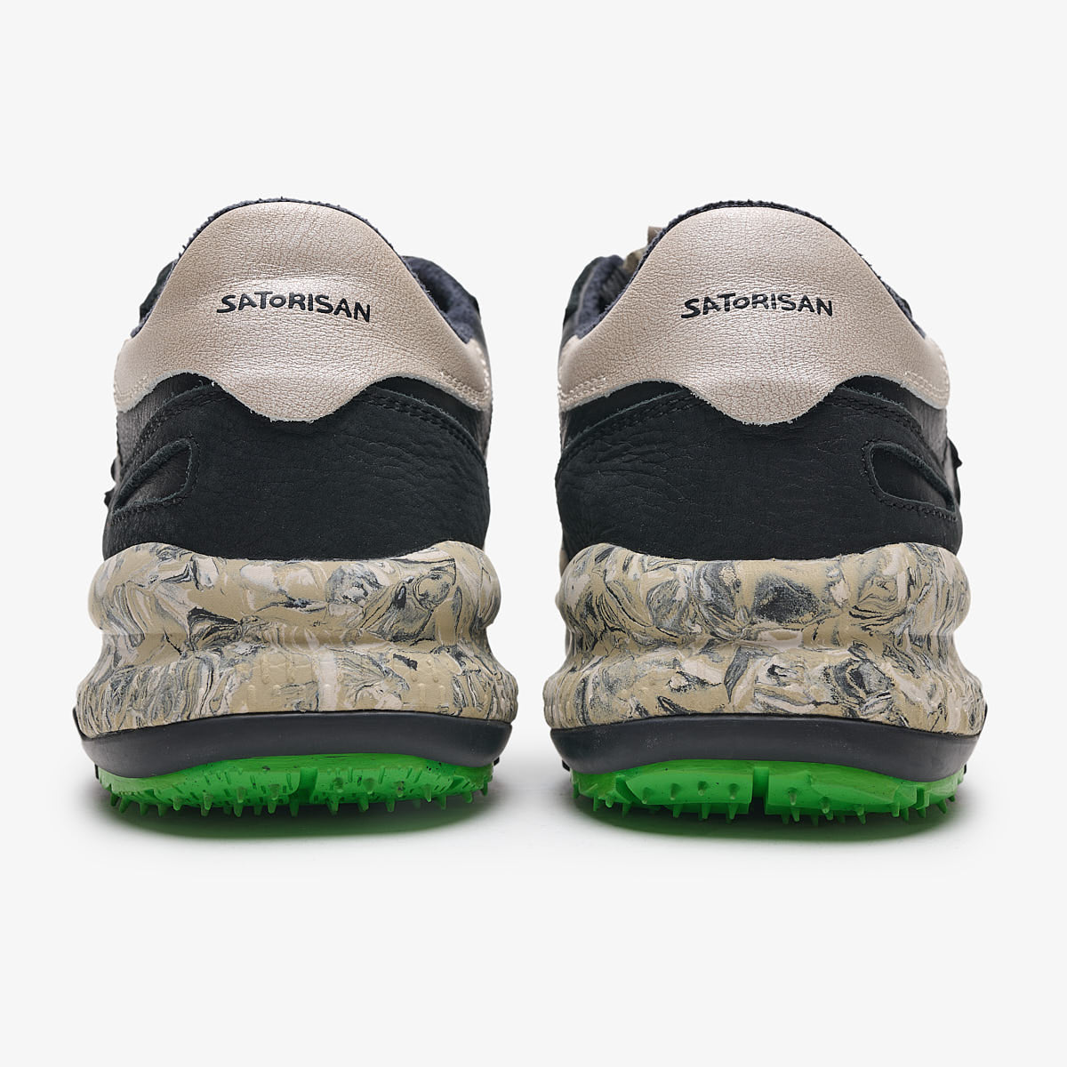 Satorisan Chacrona Pull Up baskets Black cuir homme